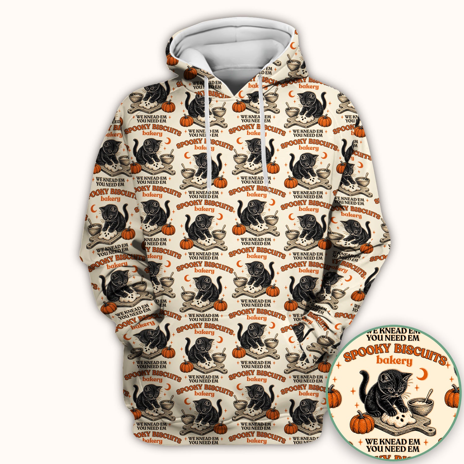 Funny Halloween Black Cat Scrub Top, Comfortable Scrubs for Nurses