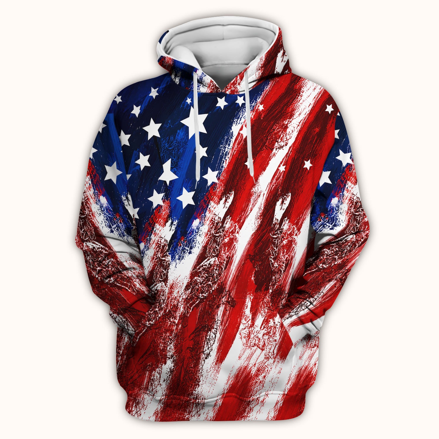 Patriotic American Flag Nurse Scrub Top for RN, CNA, Healthcare Workers, USA Medical Uniform Scrub Top, Comfortable Scrubs for Nurses