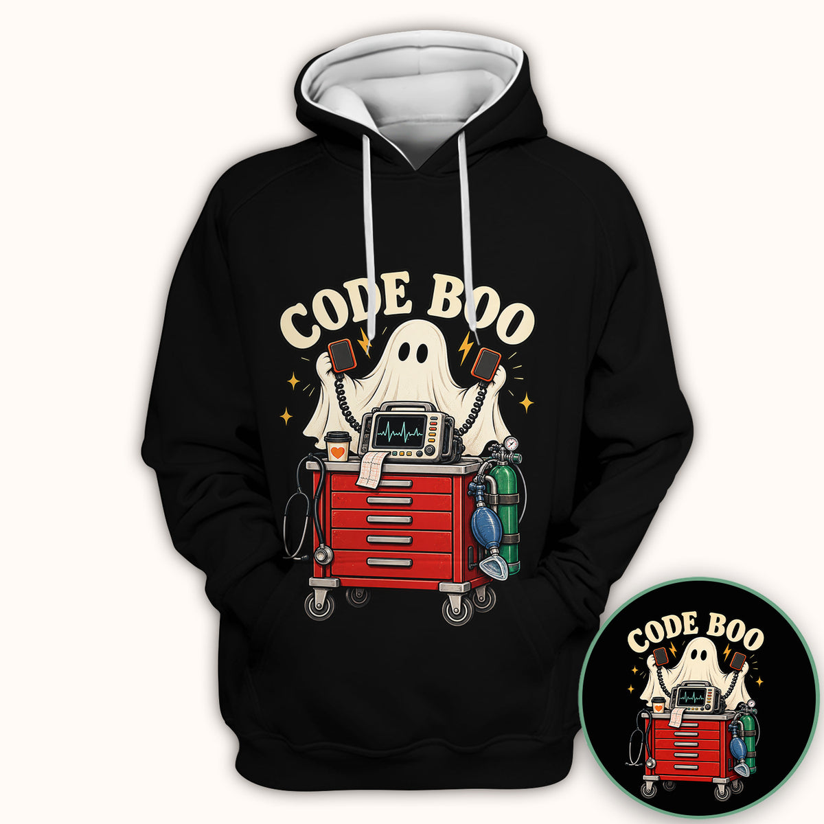 Funny Halloween Code Boo Ghost T-Shirt