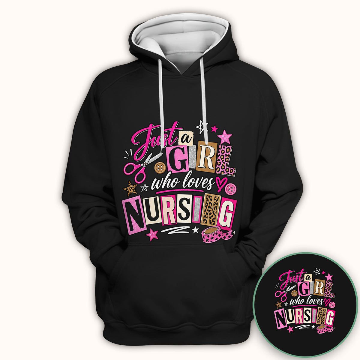 Just A Girl Who Loves Nursing T-Shirt