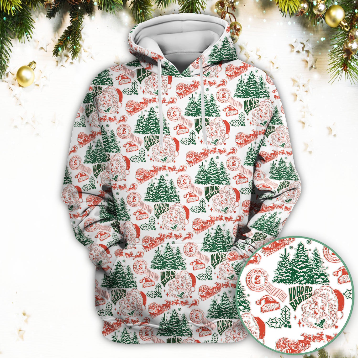Christmas Santa Scrub Top, Vintage Holiday Nurse Shirt, Festive Medical Uniform For Nursing