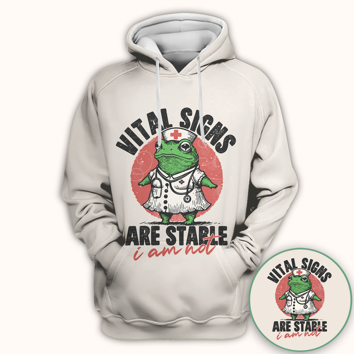Title: Vital Signs Are Stable I Am Not Frog T-Shirt