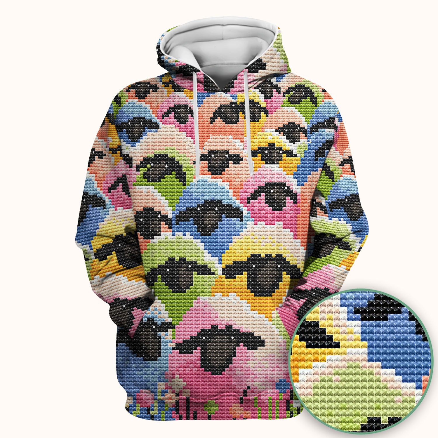 Funny Sheep Scrub Top - Funny Lamb Shirt for Women - Comfortable Scrubs for Nurses - Breathable Fabrics Nursing Uniform