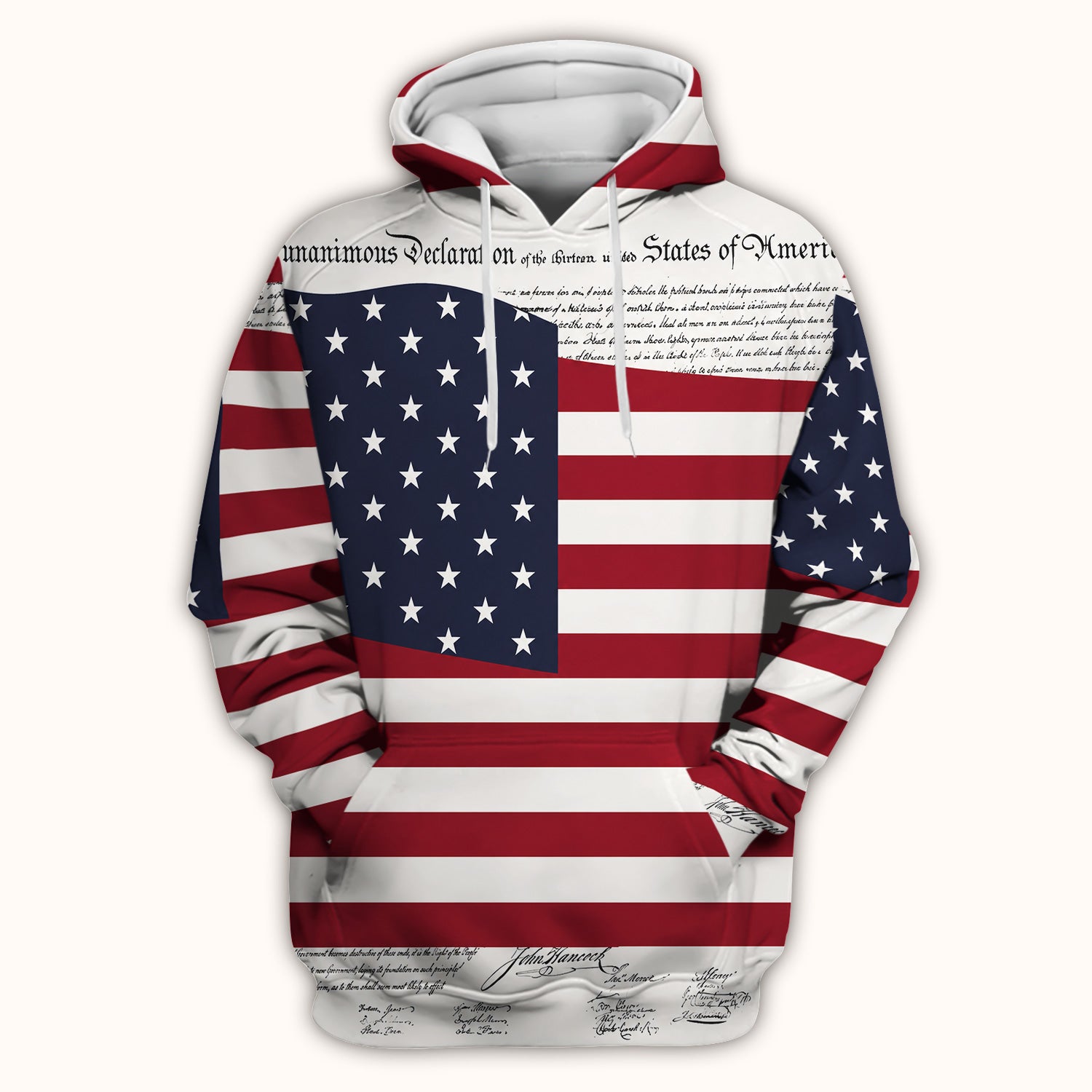 Patriotic Nurse American Flag Pattern Scrub Top, Comfortable Scrubs for Nurses