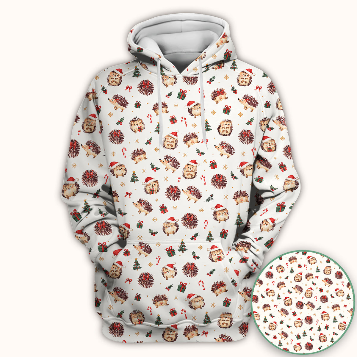 Christmas Hedgehogs And Gifts Scrub Top, Comfortable Scrubs for Nurses