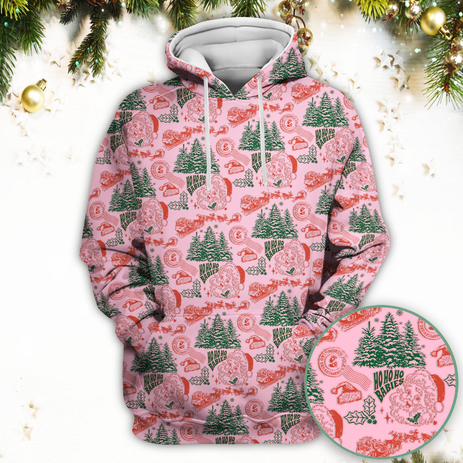 Christmas Santa Scrub Top, Vintage Holiday Nurse Shirt, Festive Medical Uniform For Nursing