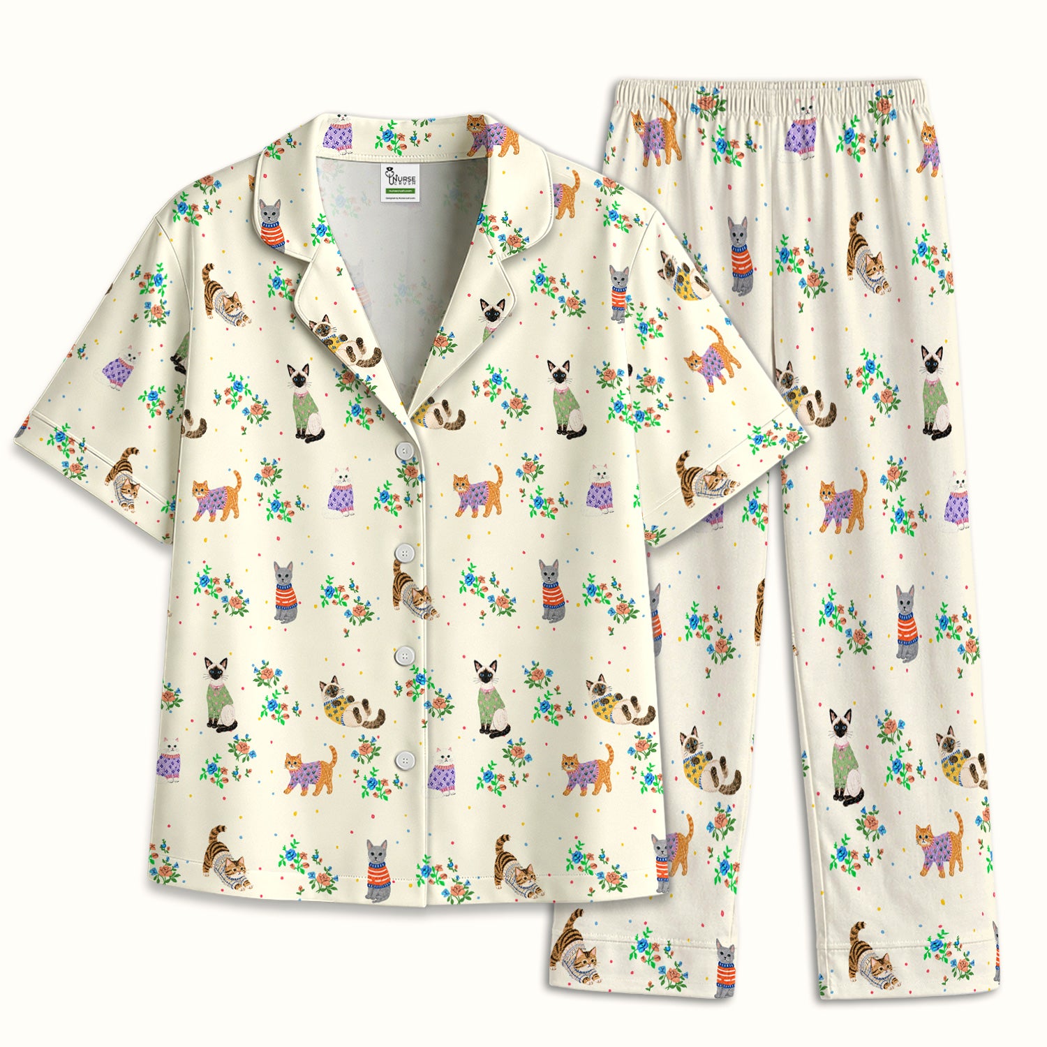 Spooky Halloween Dog Veterinary Pajama Set, Soft Breathable Fabric Comfortable Sleepwear (Copy)