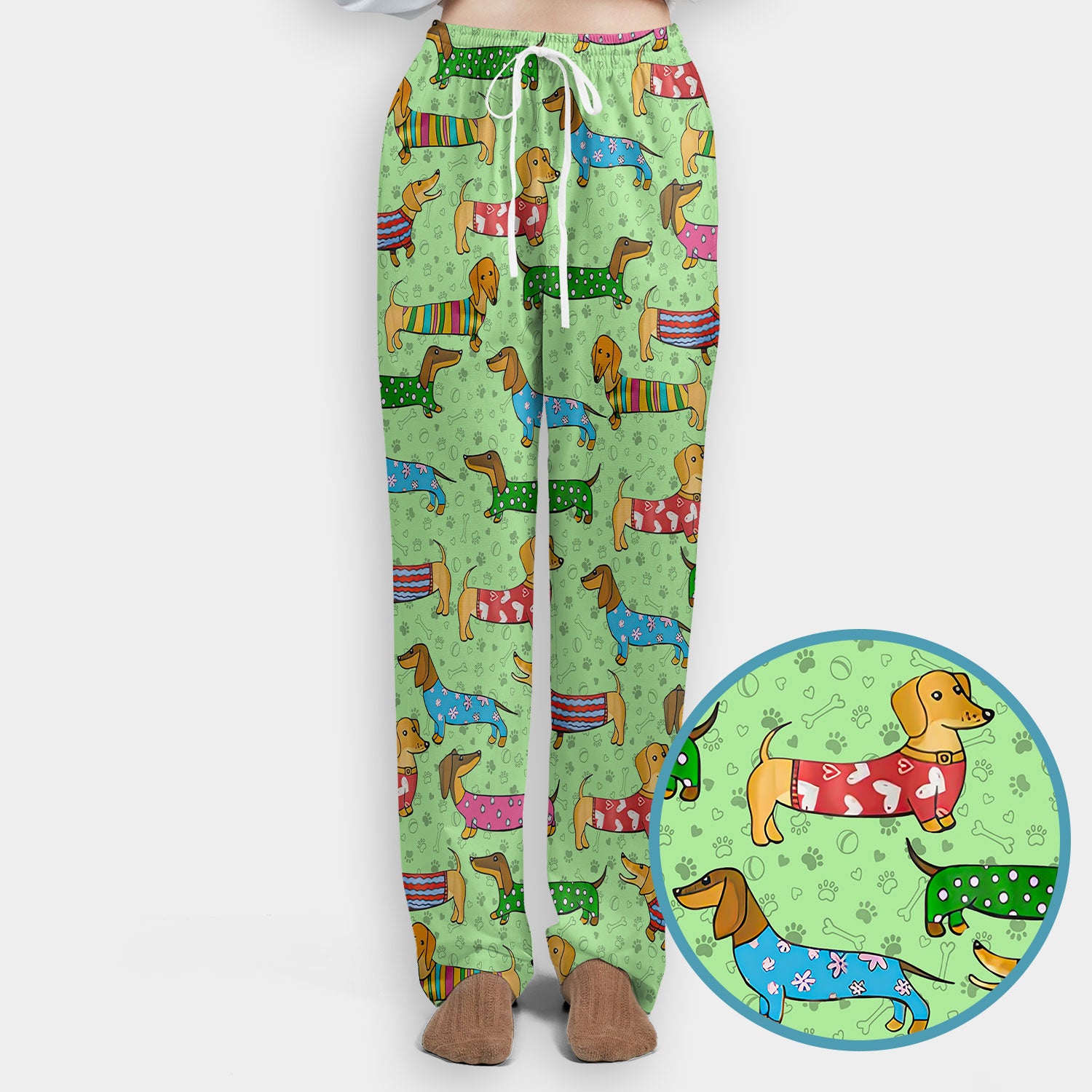 Dachshund Nursing Scrub Pants - Funny Wiener Dog Scrub Set - It’s Been a Long Day Medical Uniform for Women
