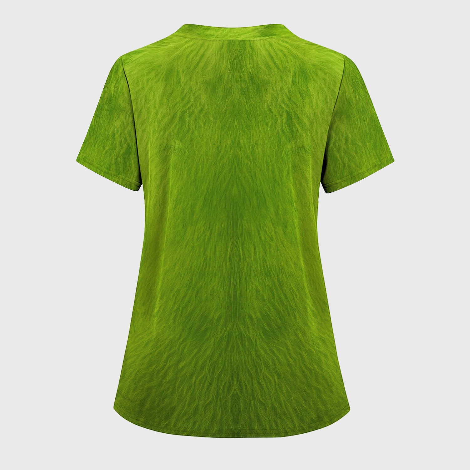Funny Grinch Nurse Scrub Top - Green Nurse Shirt with Stethoscope Christmas Outfit - Gift for RN CNA LPN