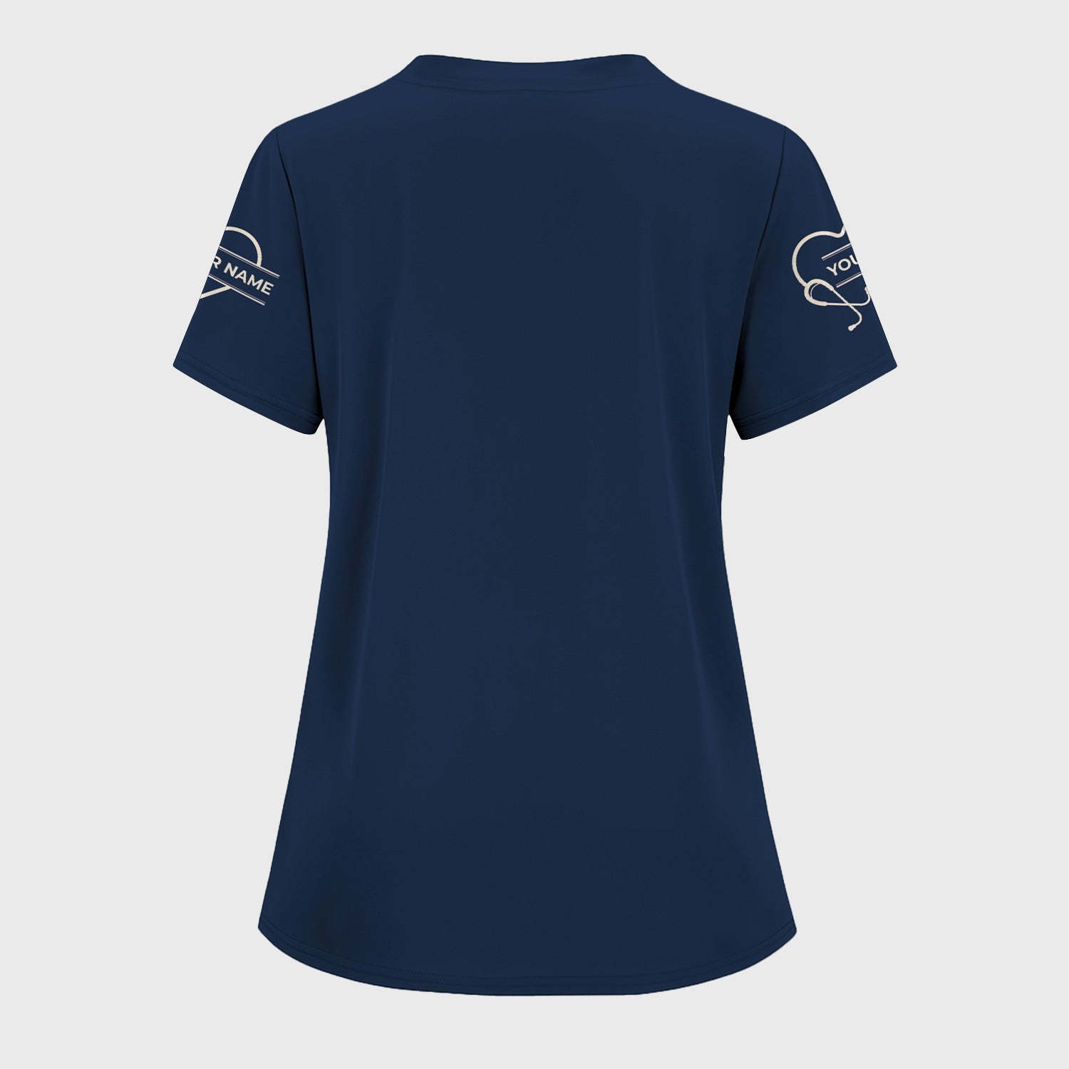 Blessed Are the Healers Nurse T-Shirt - Floral Stethoscope Shirt for Nurses - Inspirational Comfort Workwear Gift Tee