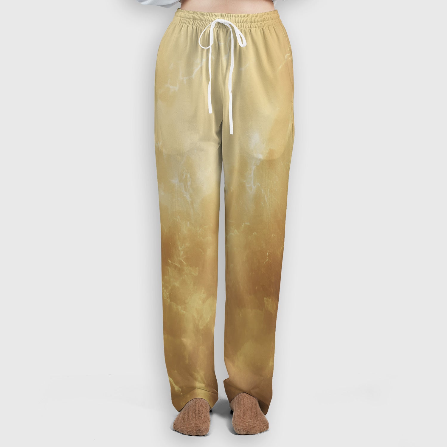 Golden Angel Cat Art Medical Scrub Set V Neck Nursing Uniform