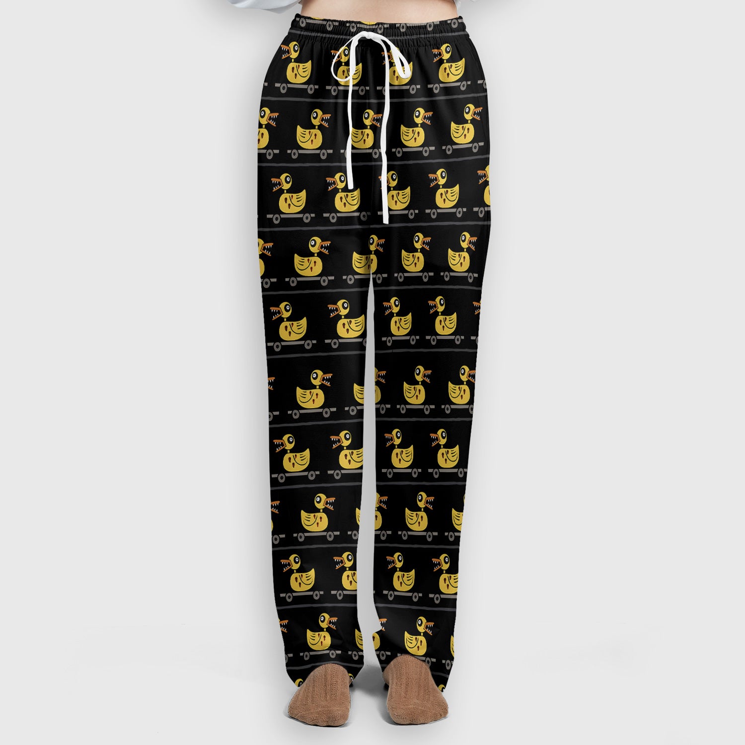 Spooky Rubber Duck Scrub Set, Cute Creepy Halloween Nursing Uniform