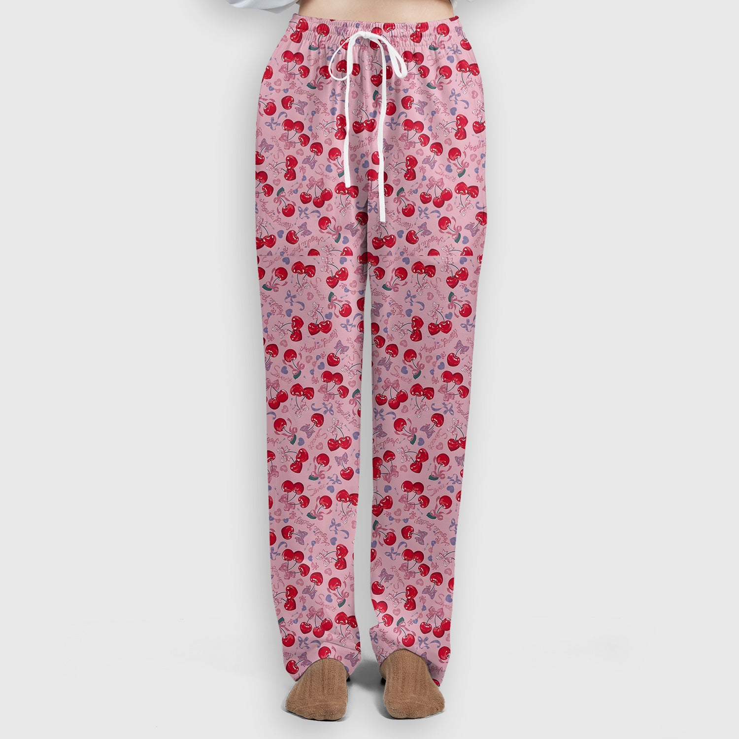 Cherry Blossom Scrub Set, Sweet Pink Nursing Uniform For Women