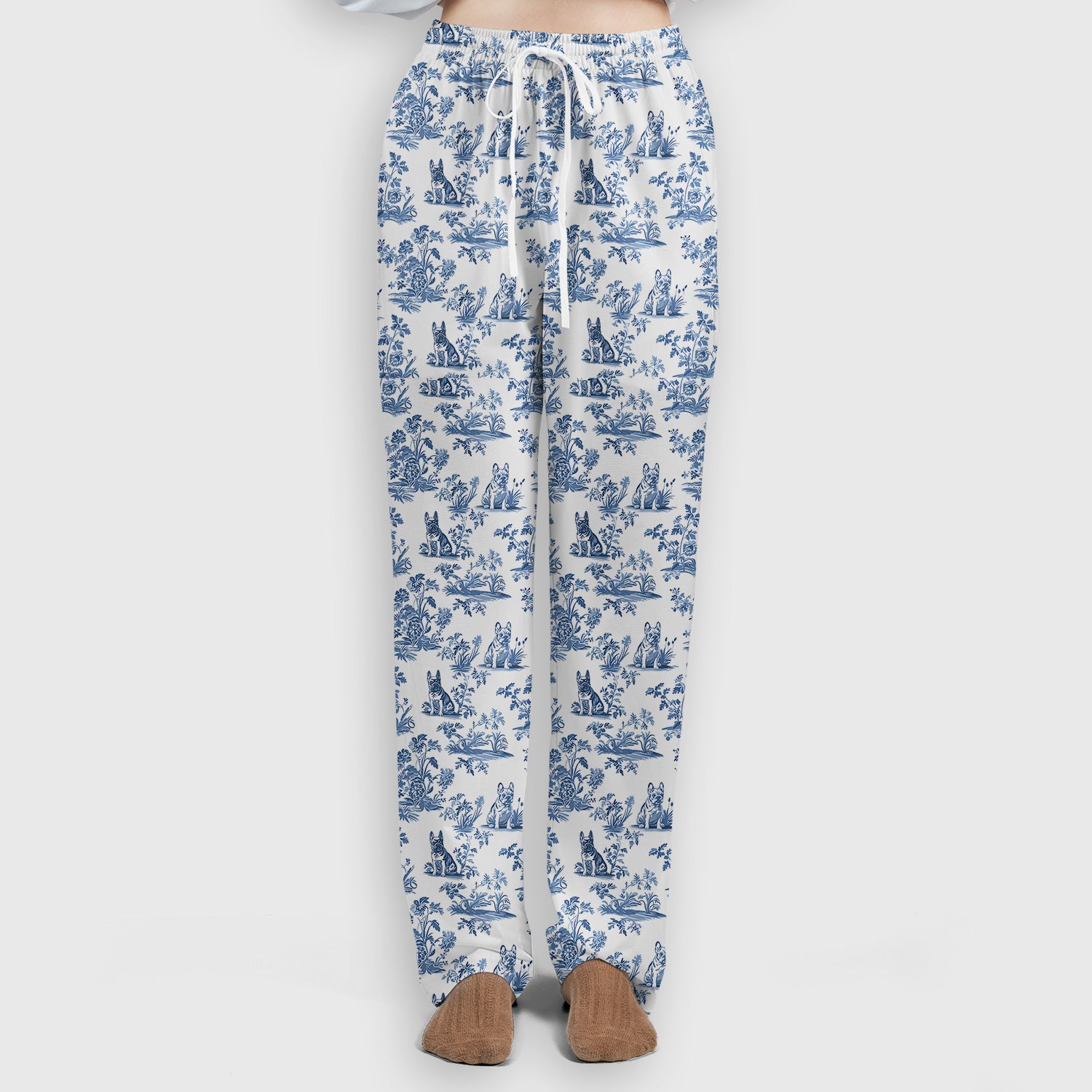 German Shepherd Toile De Jouy Scrub Set, Vintage Dog Pattern Nurse Scrub Uniform, Cute Vet Tech Uniform