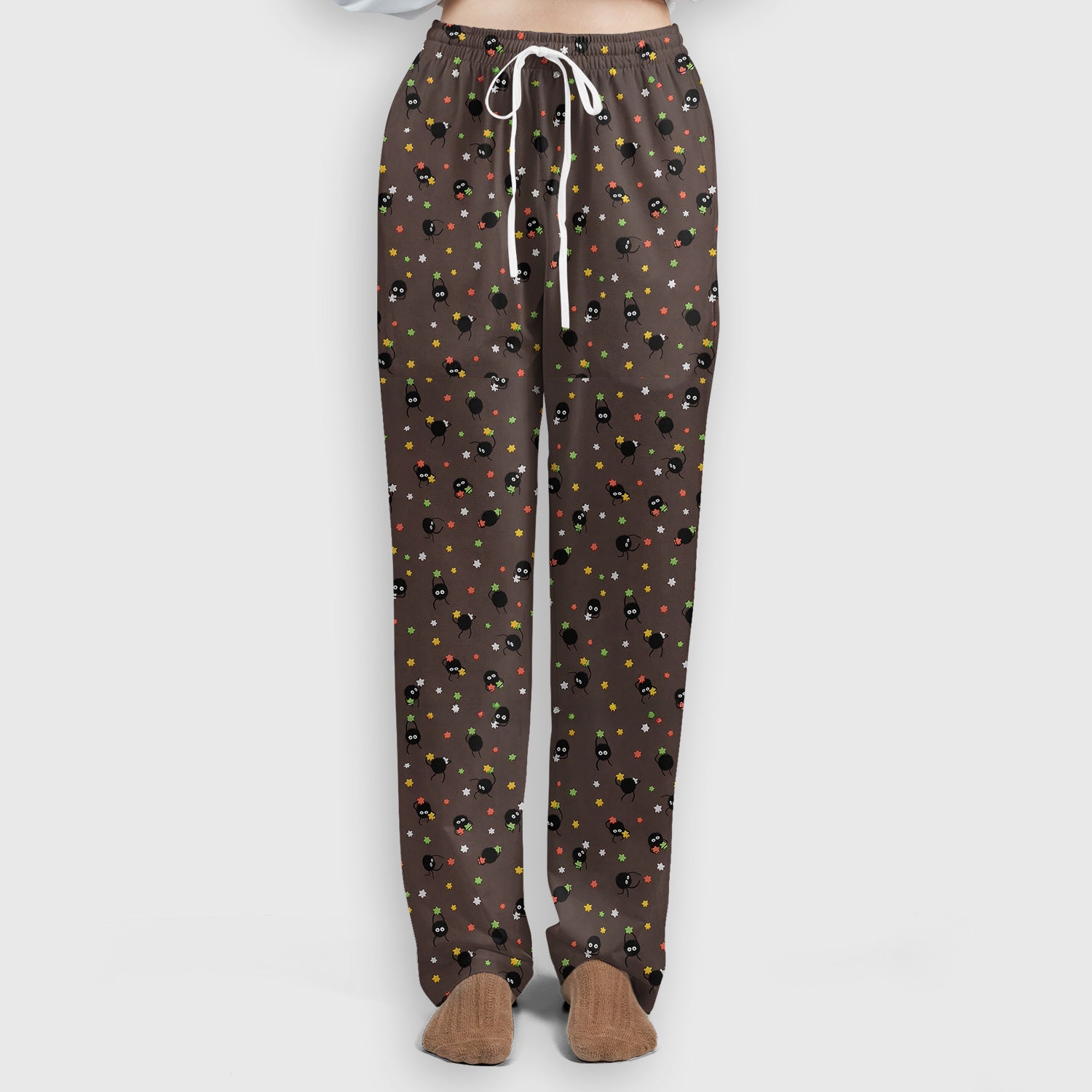Funny Spider Pattern Pattern Pattern Scrub Set, Cartoon Spider Pattern Nursing Uniform For Women