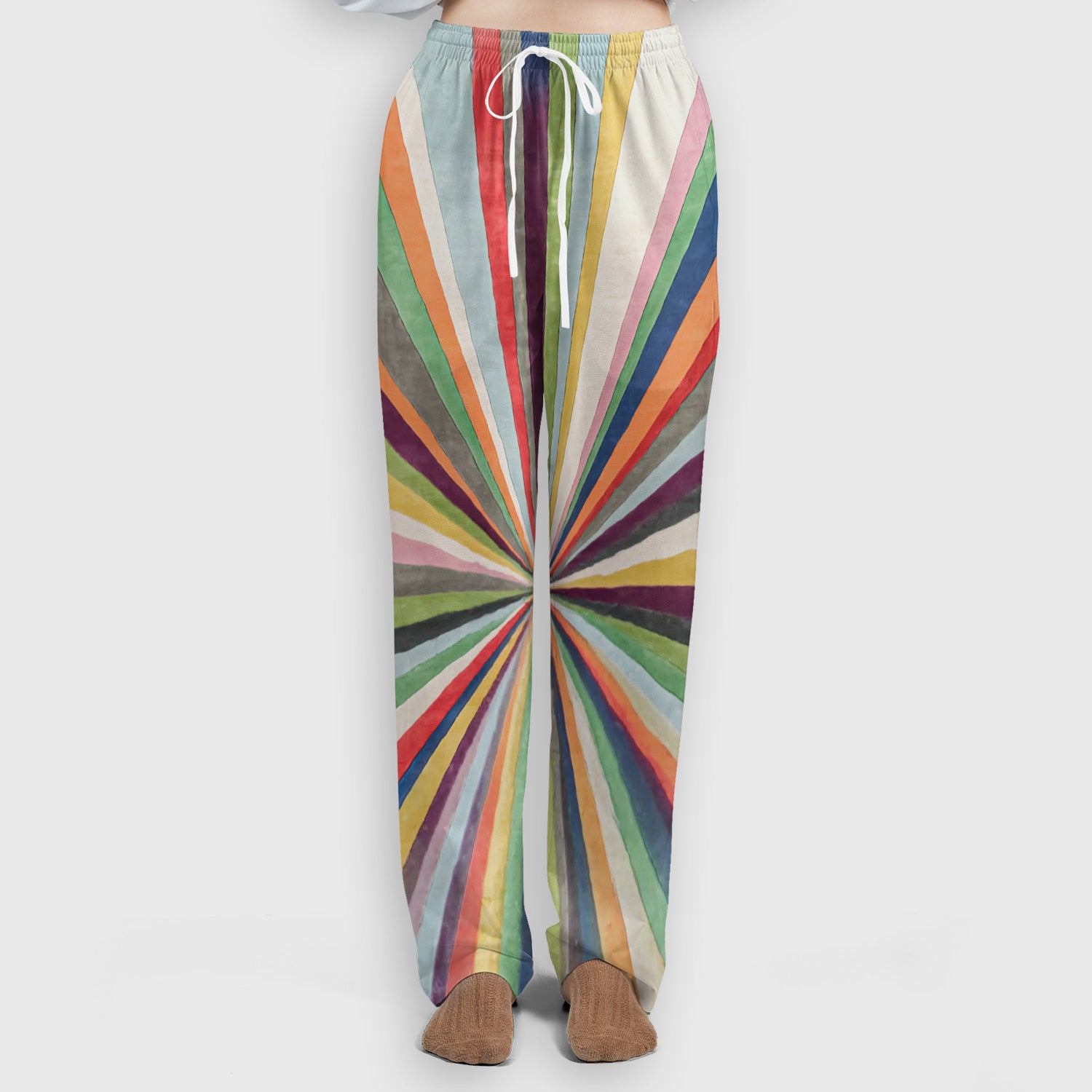 Chill Raccoon Rainbow Music Pattern Scrub Set, Scrub Pants and V Neck Top