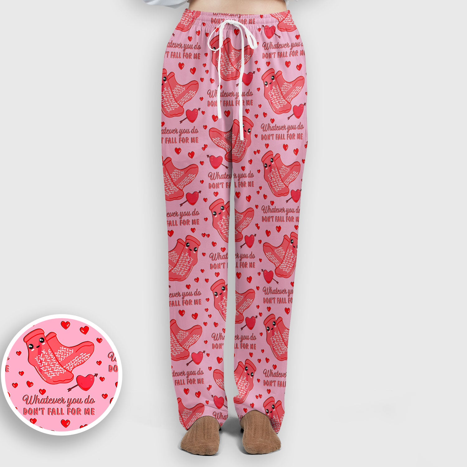 Valentine Funny Love Quote Scrub Set, Scrub Pants and V Neck Top