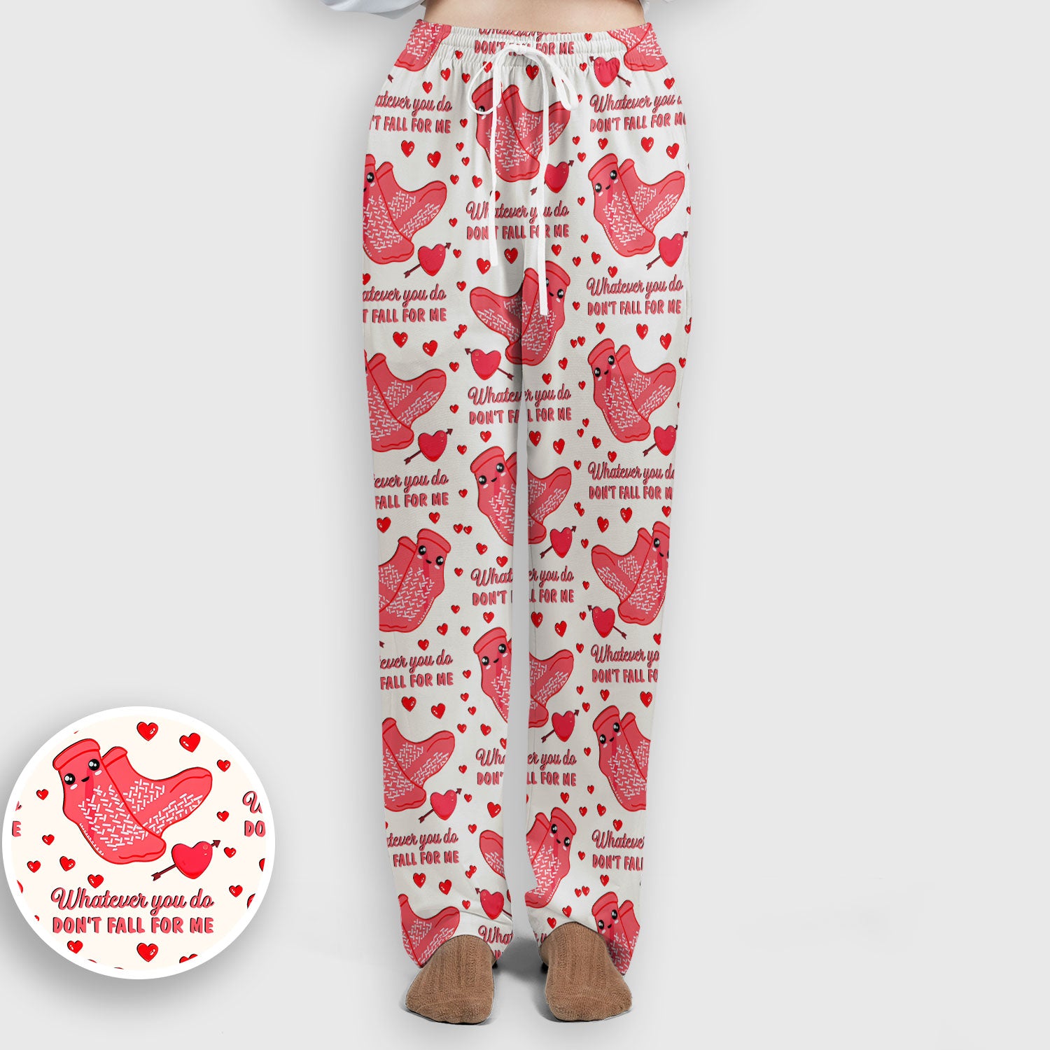 Valentine Funny Love Quote Scrub Set, Scrub Pants and V Neck Top