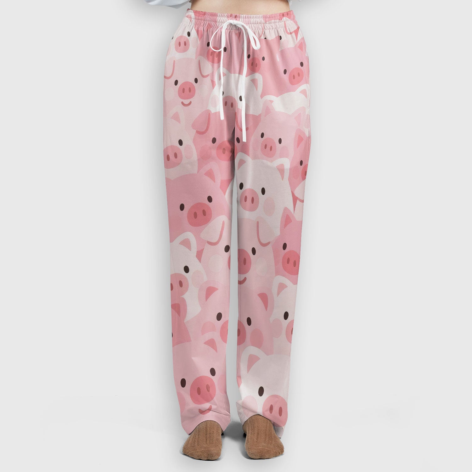 Cute Pig Nursing Scrub Set, Comfortable Scrubs For Nurses