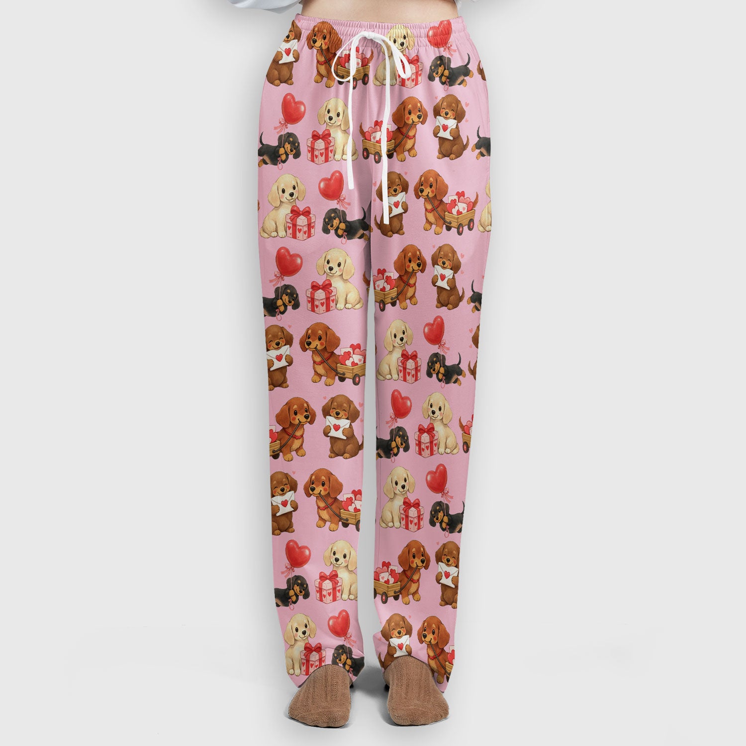 Cute Dachshund Nurse Scrub Set For Nurses, Wiener Dog Pattern Nurse Shirt, Breathable Fabrics Nursing Uniform