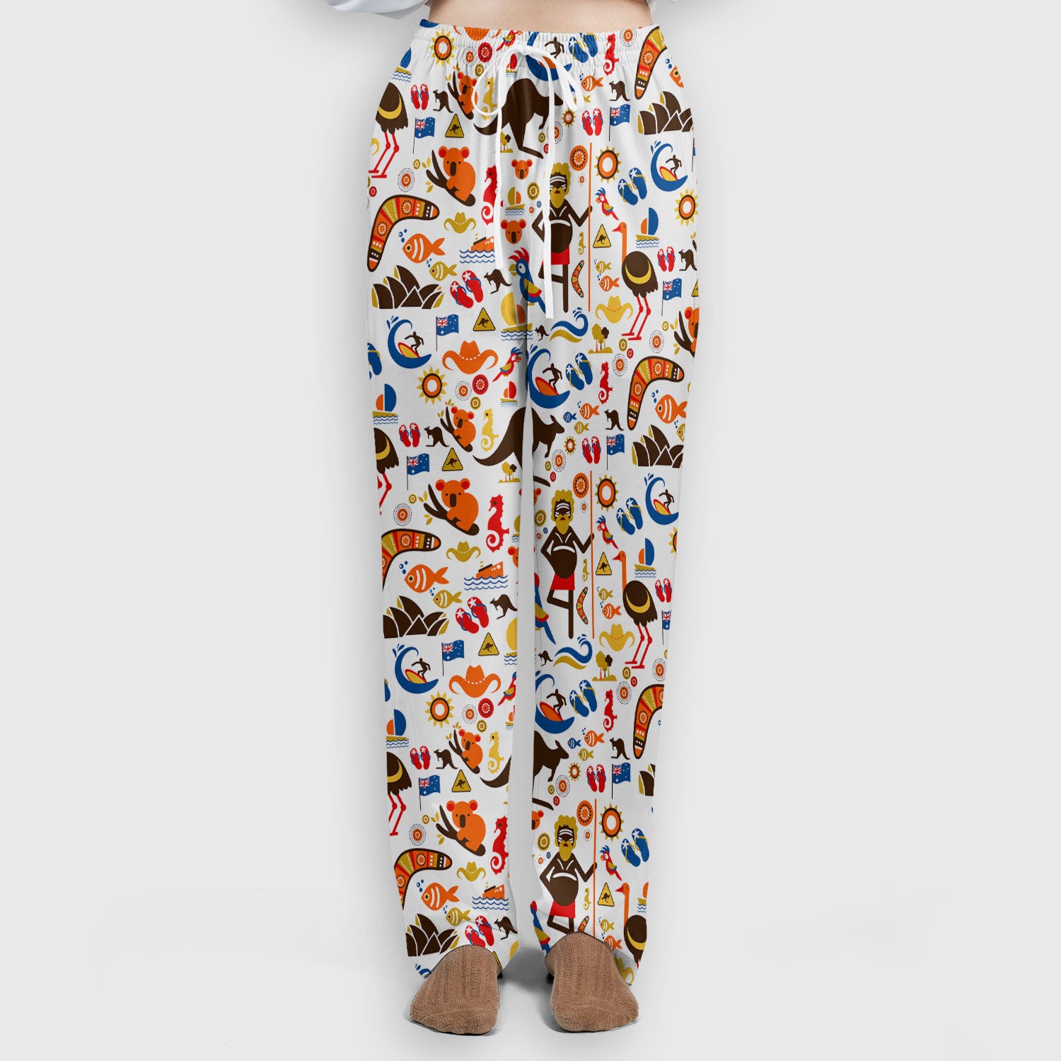 Indigenous Inspired Icon Scrub Set, Australia Culture Pattern Nurse Shirt, Comfortable Scrubs For Nursing