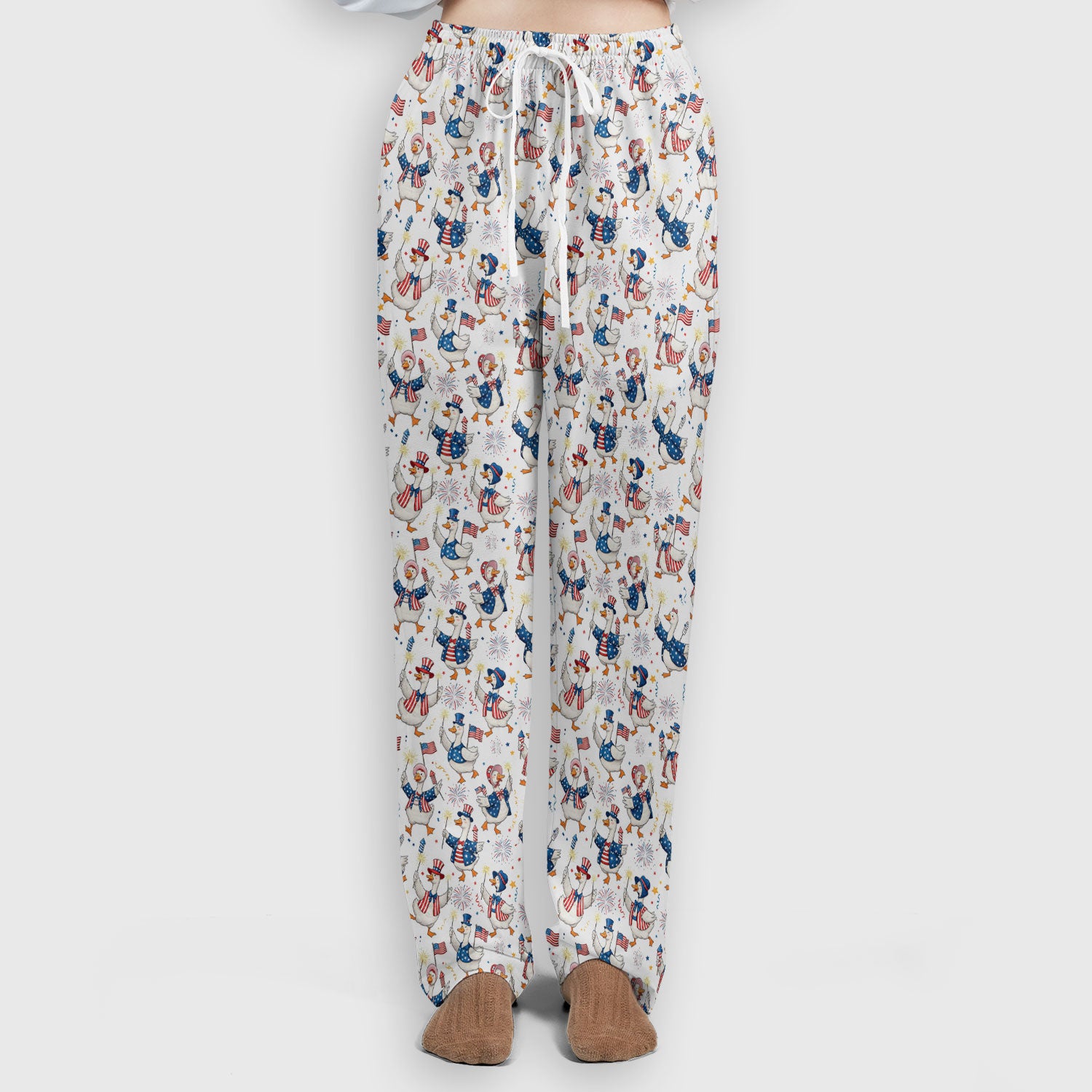 Goose America Medical Print Scrub Set, Breathable Fabrics Nursing Uniform
