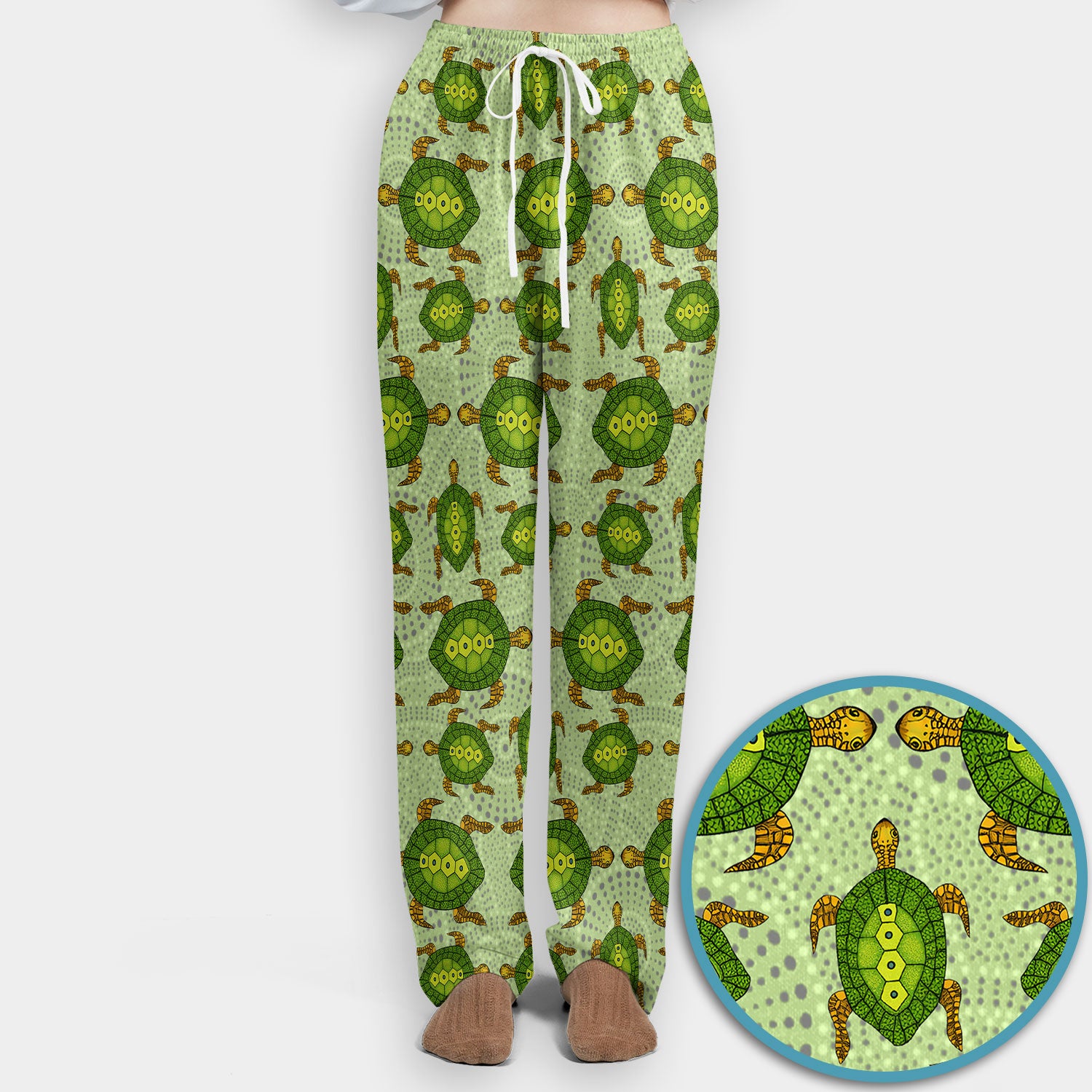 Australian Turtle Dot Art Inspired Nursing Scrub Set - Women Uniform