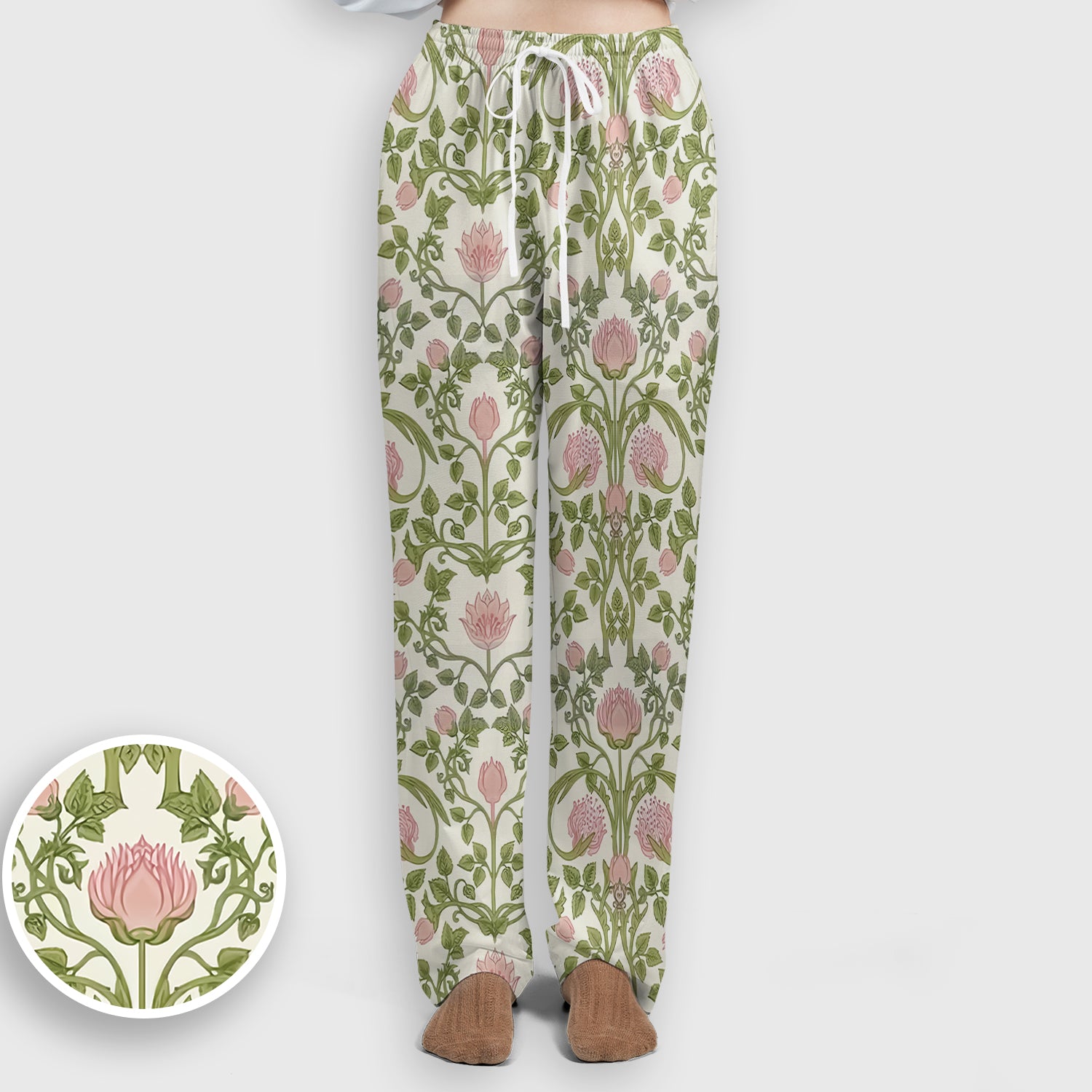 Personalized Cat Nurse Scrub Set, Custom Name Floral Scrub Shirt For Women, Breathable Fabrics Nursing Uniform