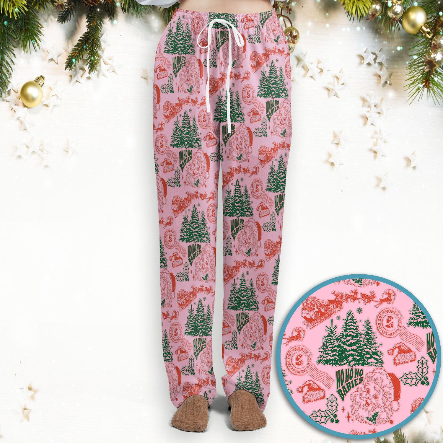 Christmas Santa Scrub Set, Vintage Holiday Nurse Shirt, Festive Medical Uniform For Nursing