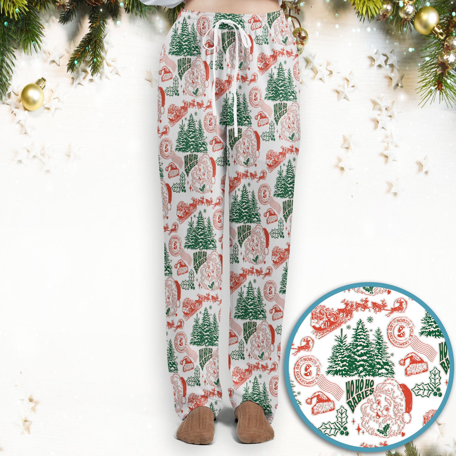 Christmas Santa Scrub Set, Vintage Holiday Nurse Shirt, Festive Medical Uniform For Nursing