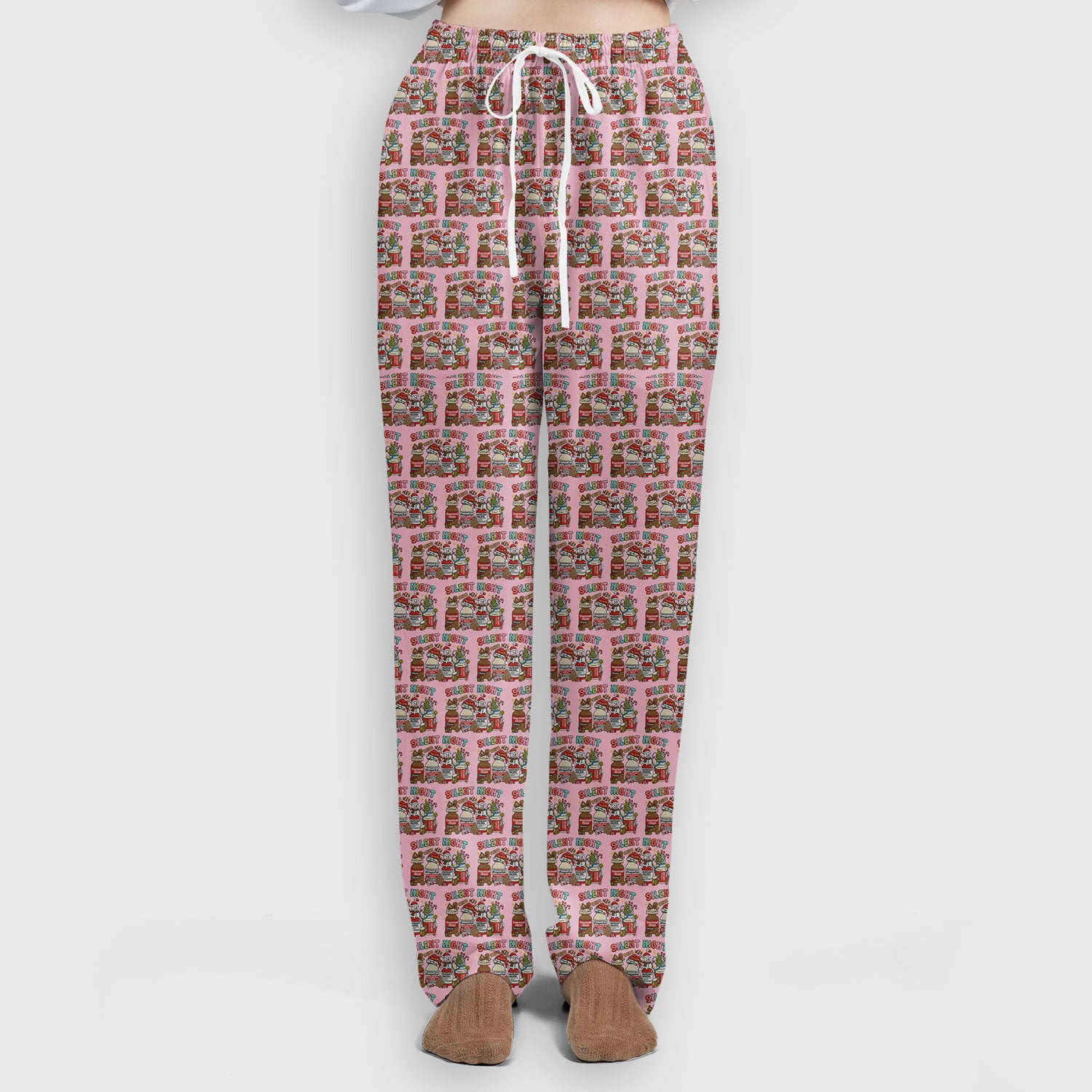 Silent Night Nurse Scrub Set, Funny Christmas Medical Scrub Shirt, Holiday Nursing Uniform