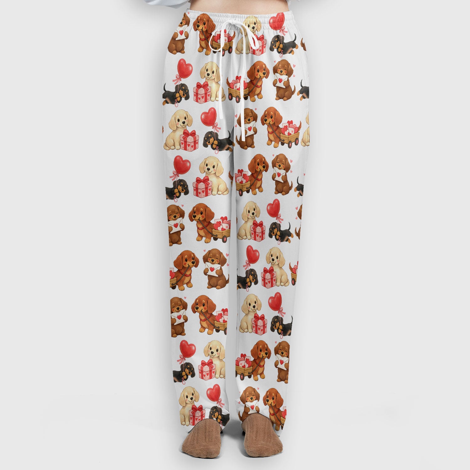 Cute Dachshund Nurse Scrub Set For Nurses, Wiener Dog Pattern Nurse Shirt, Breathable Fabrics Nursing Uniform