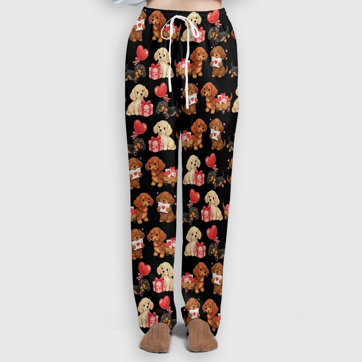 Cute Dachshund Nurse Scrub Set For Nurses, Wiener Dog Pattern Nurse Shirt, Breathable Fabrics Nursing Uniform