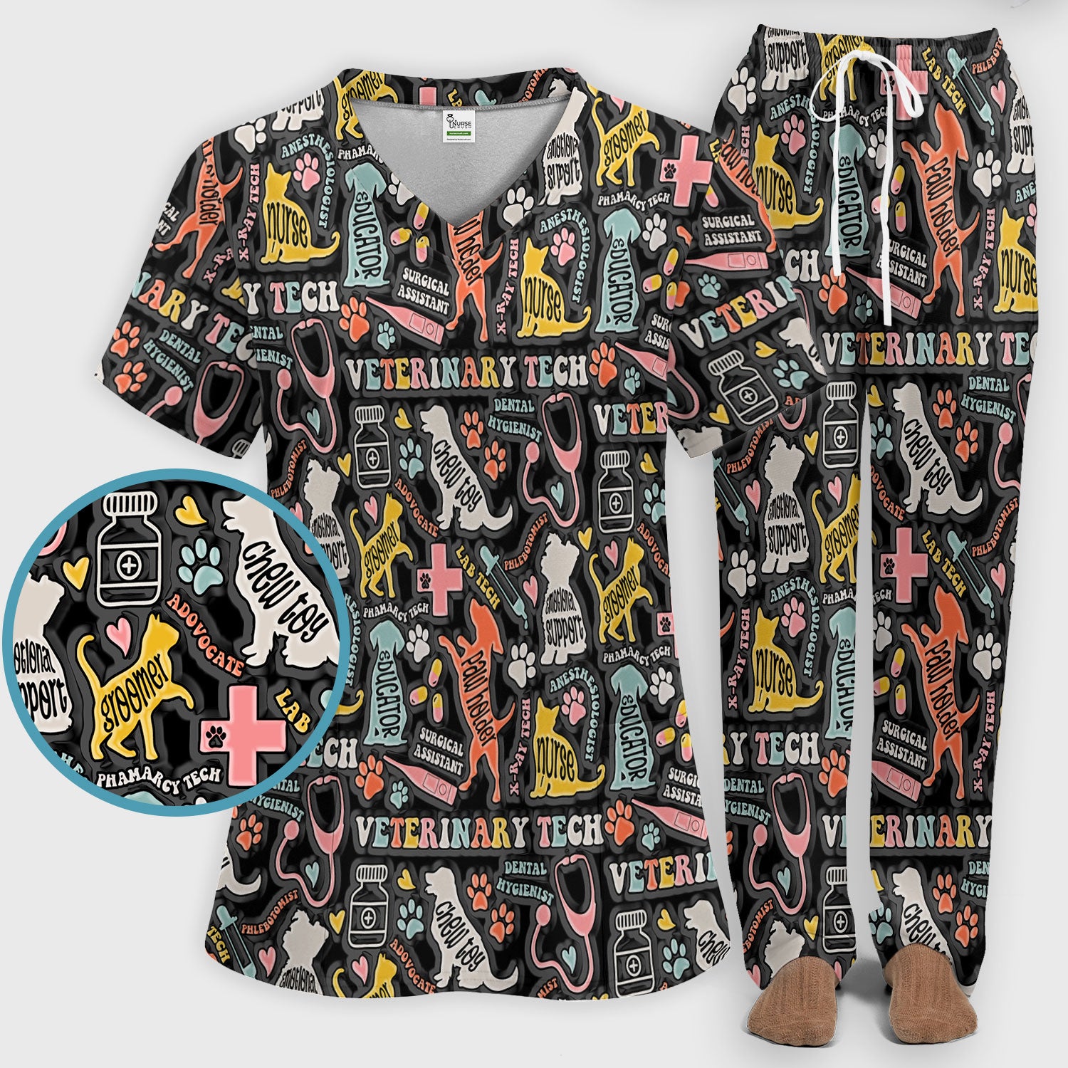 STYLE:Scrub Set 🔥
