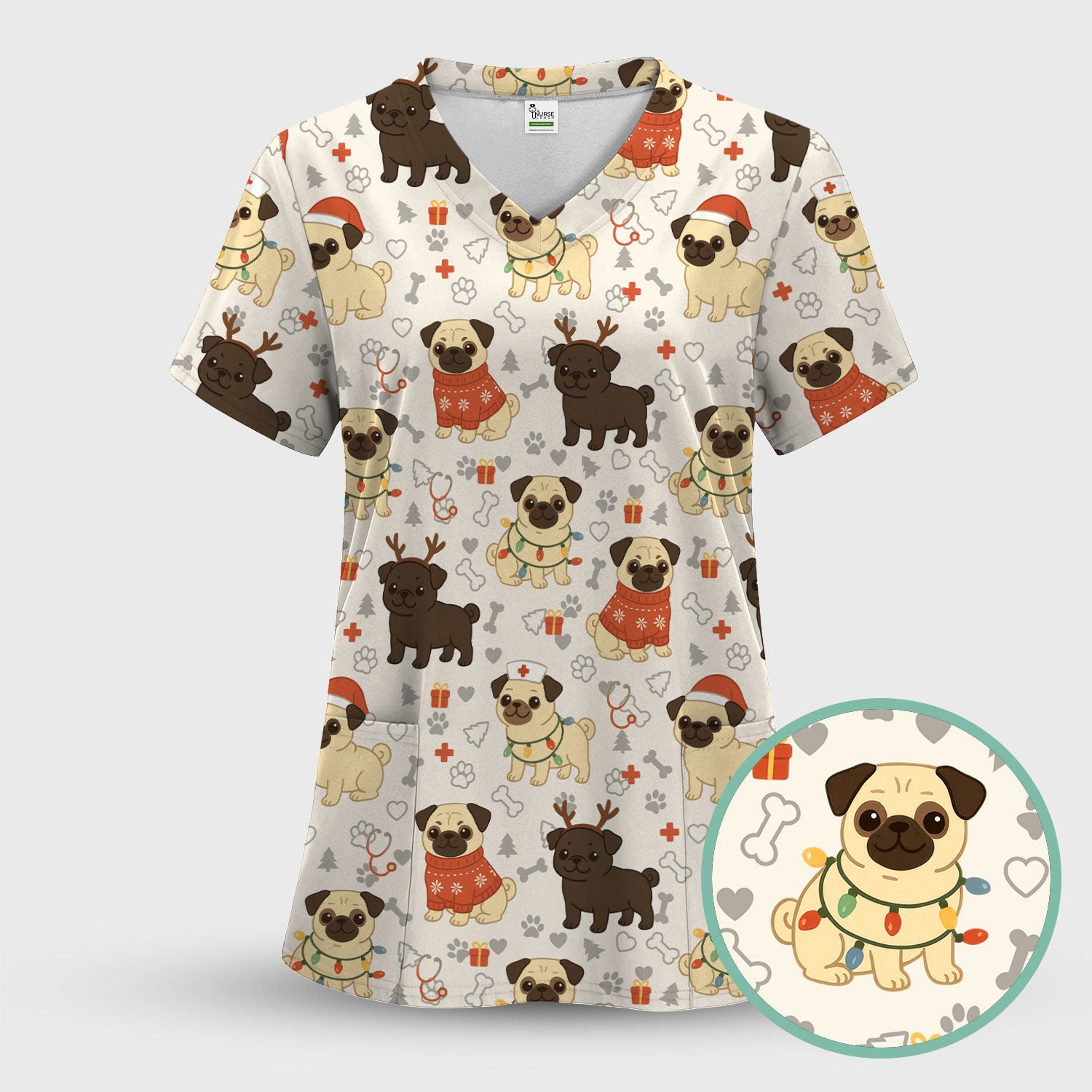 STYLE:Scrub Top Only
