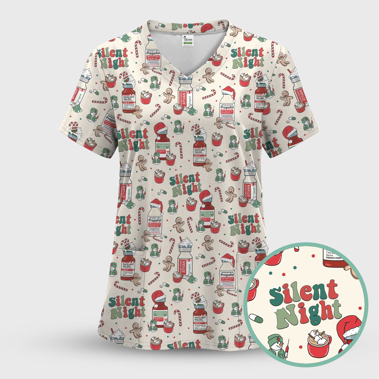 STYLE:Scrub Top Only
