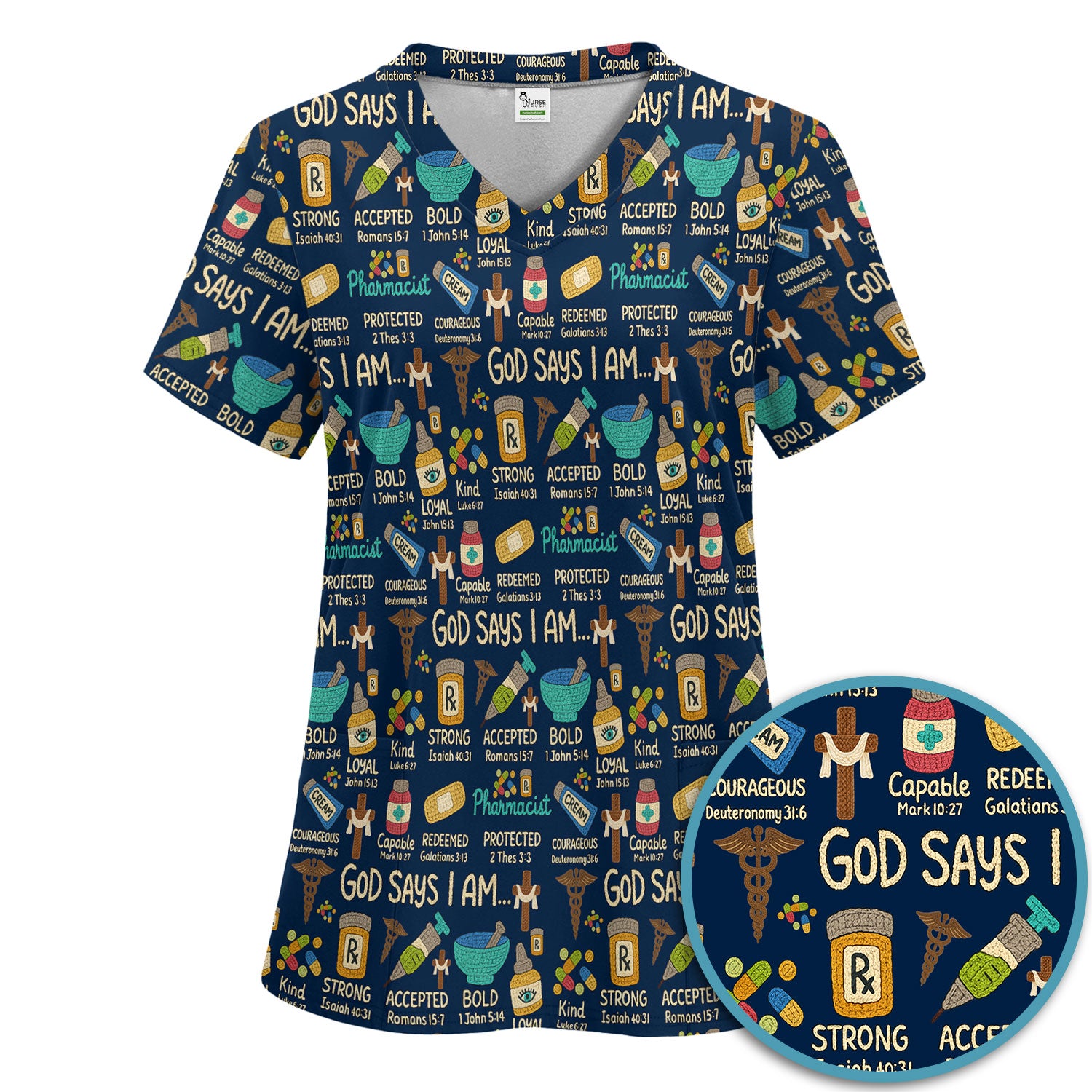 STYLE:Scrub Top Only