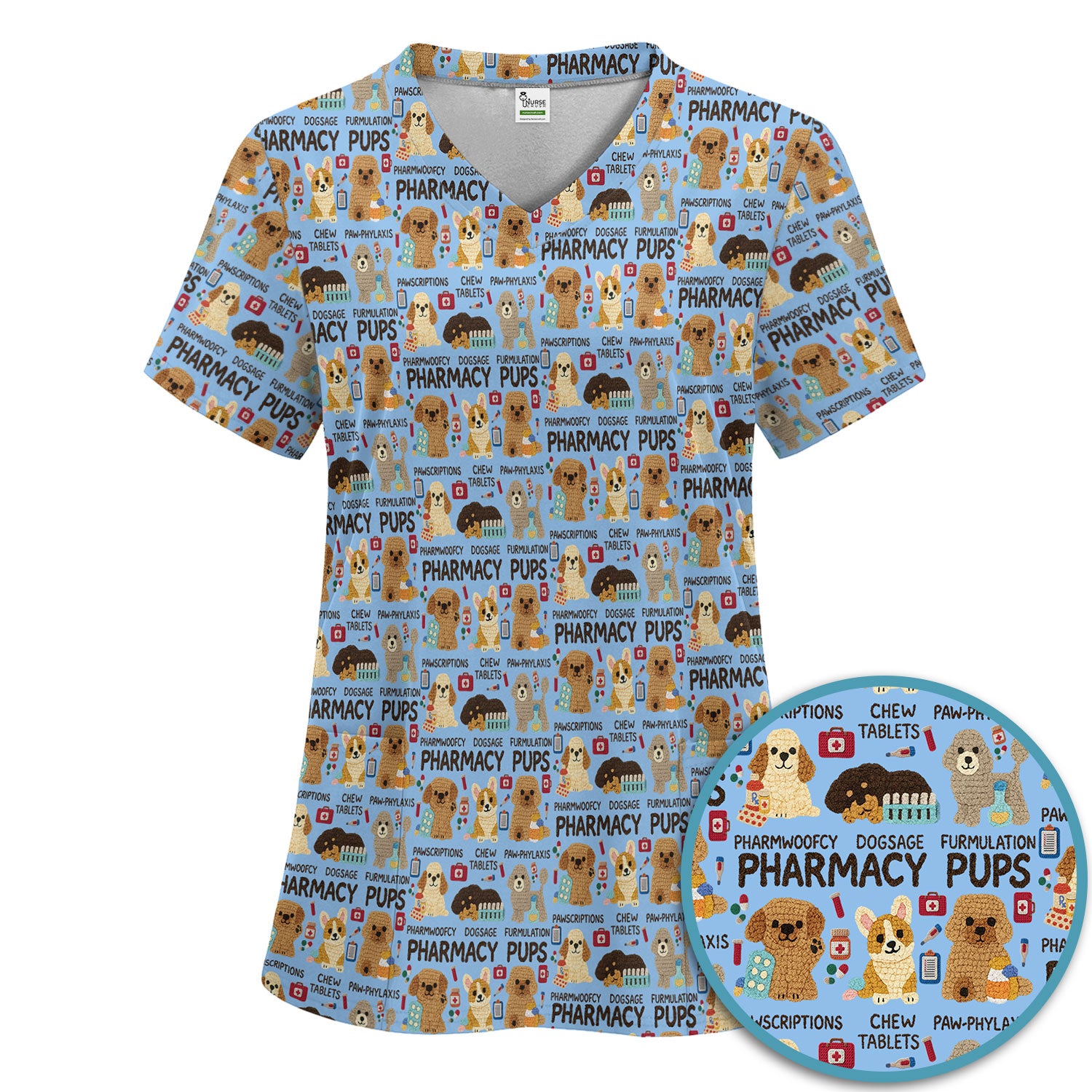 STYLE:Scrub Top Only