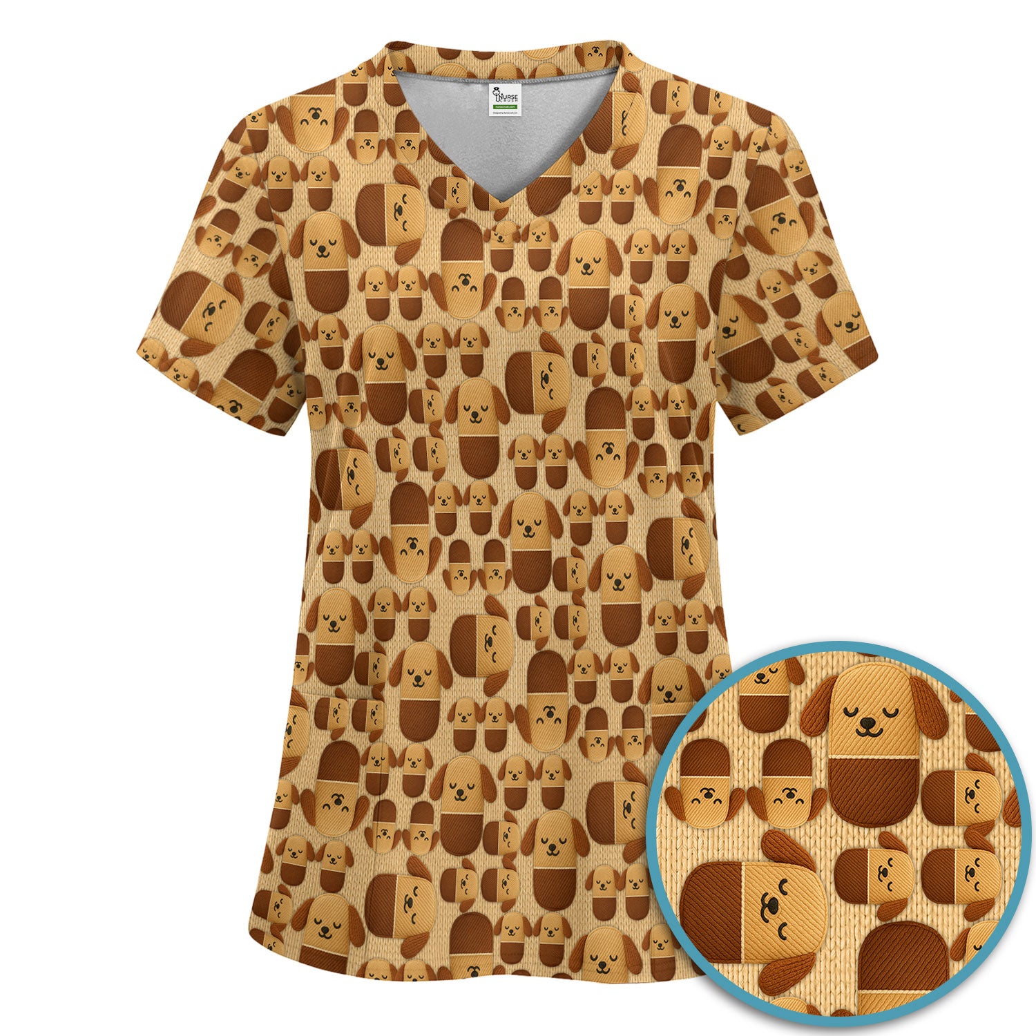 STYLE:Scrub Top Only