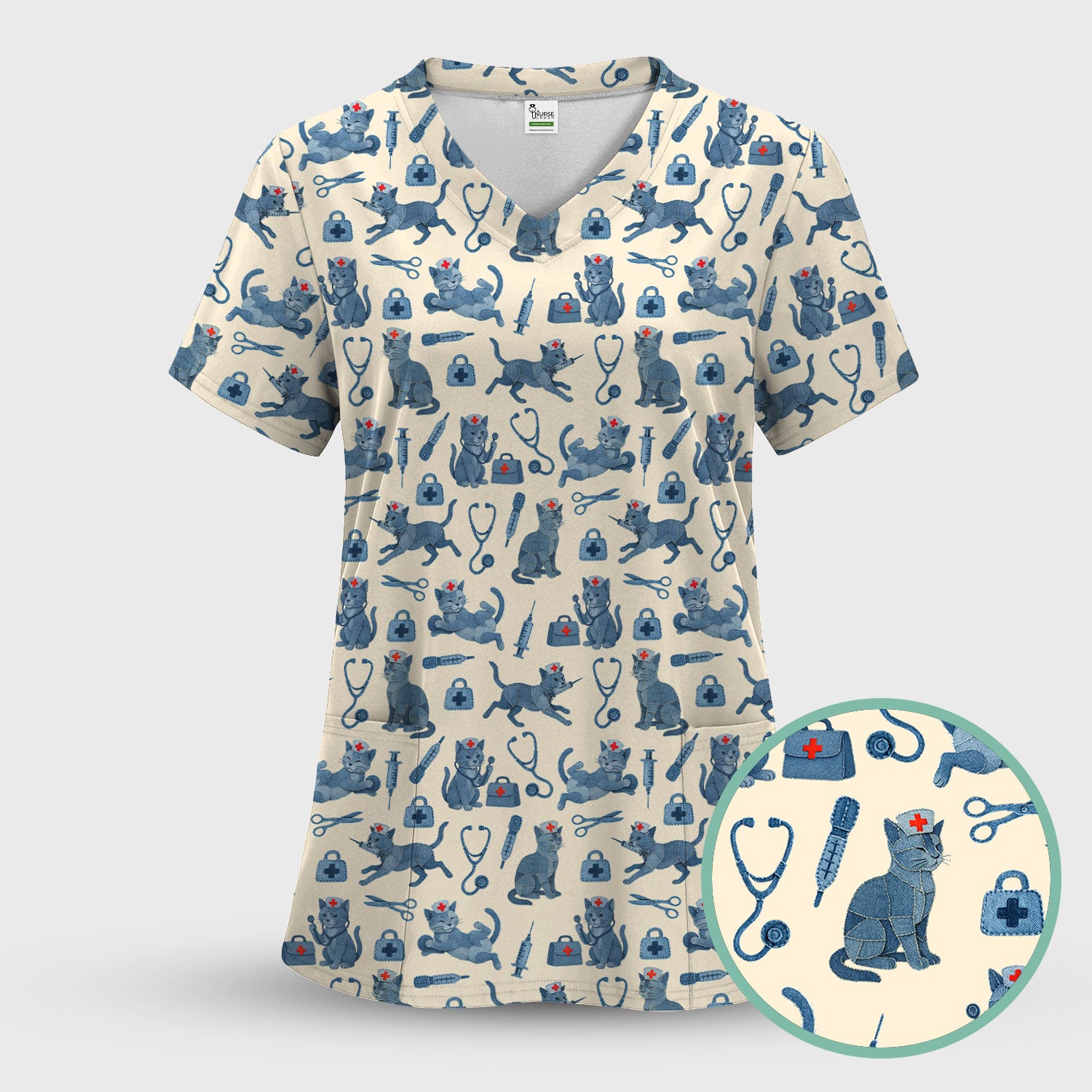 STYLE:Scrub Top Only