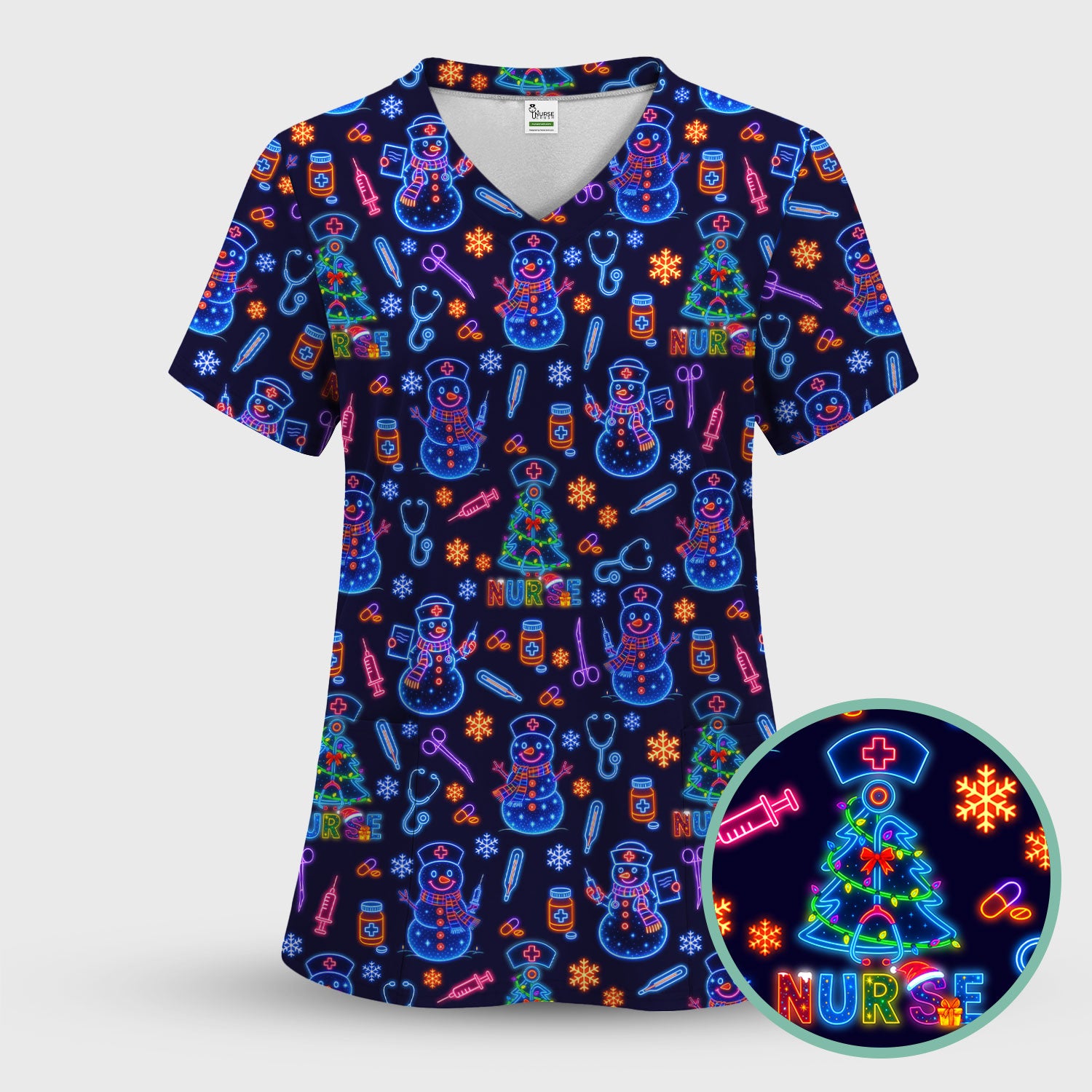STYLE:Scrub Top Only
