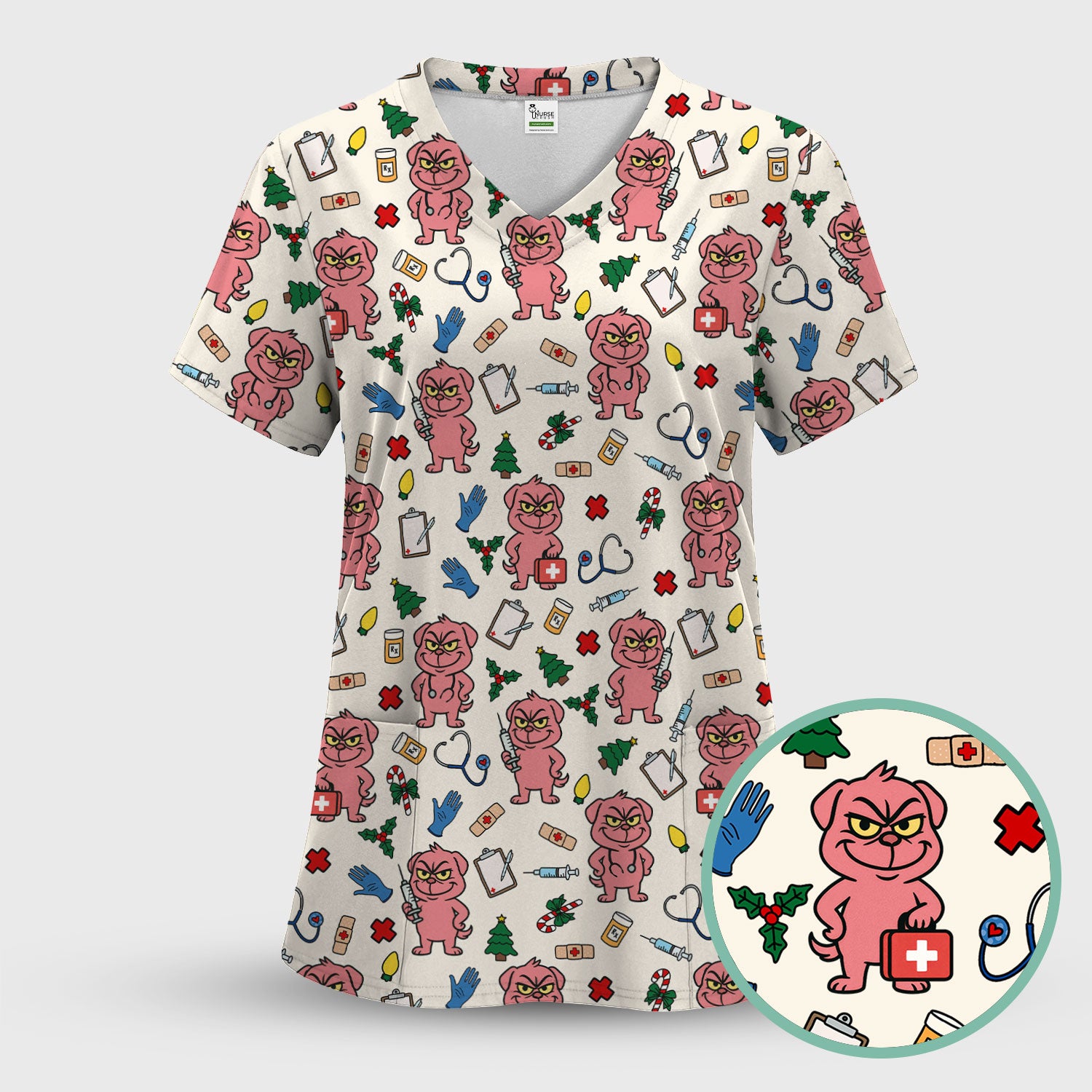 STYLE:Scrub Top Only