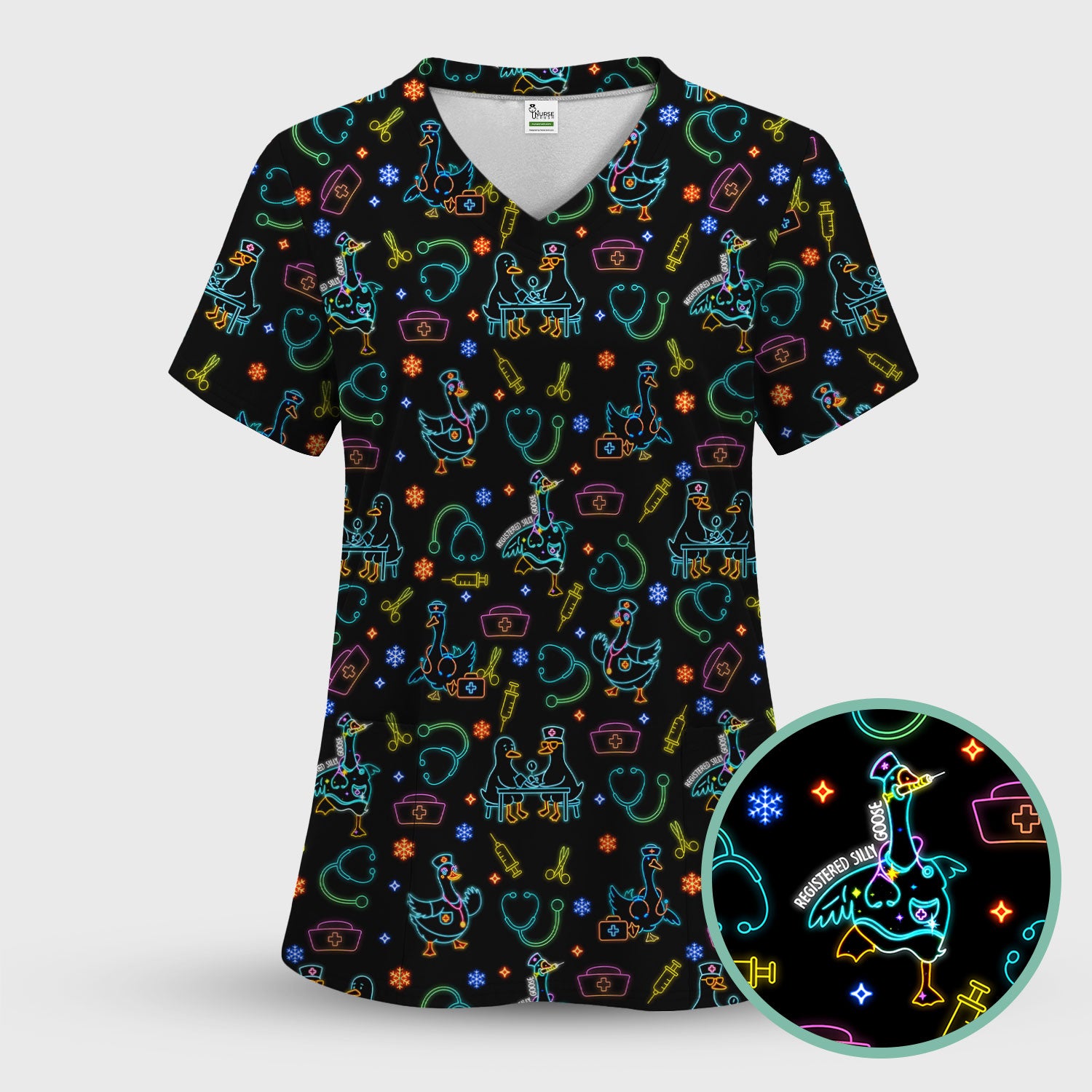 STYLE:Scrub Top Only