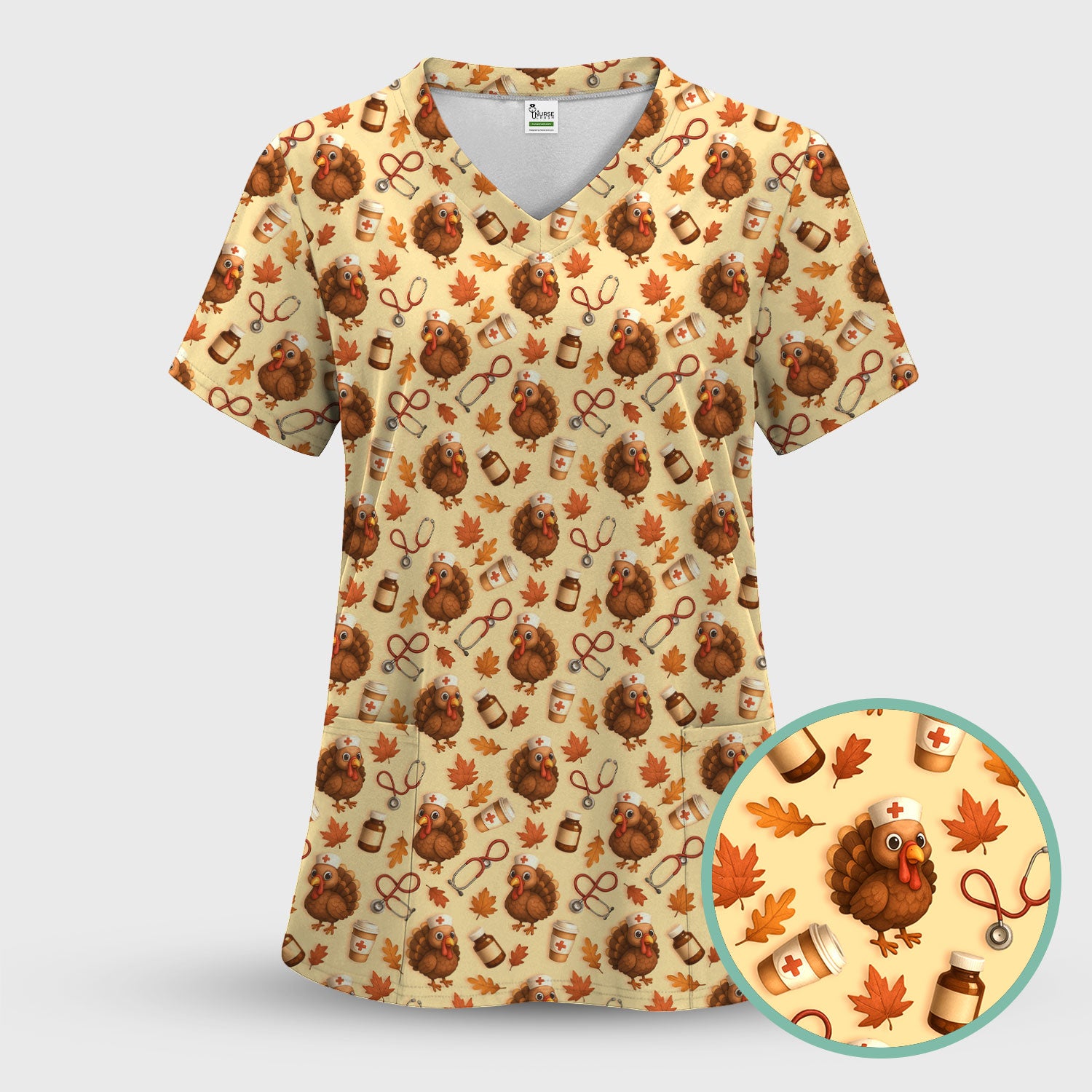 STYLE:Scrub Top Only