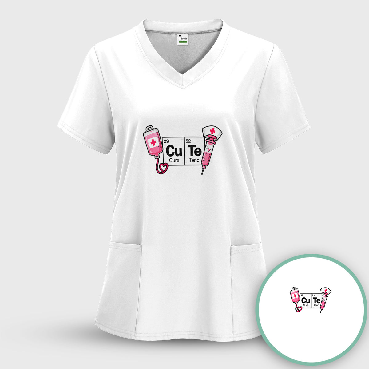 CuTe Cure And Tend Nurse T-Shirt