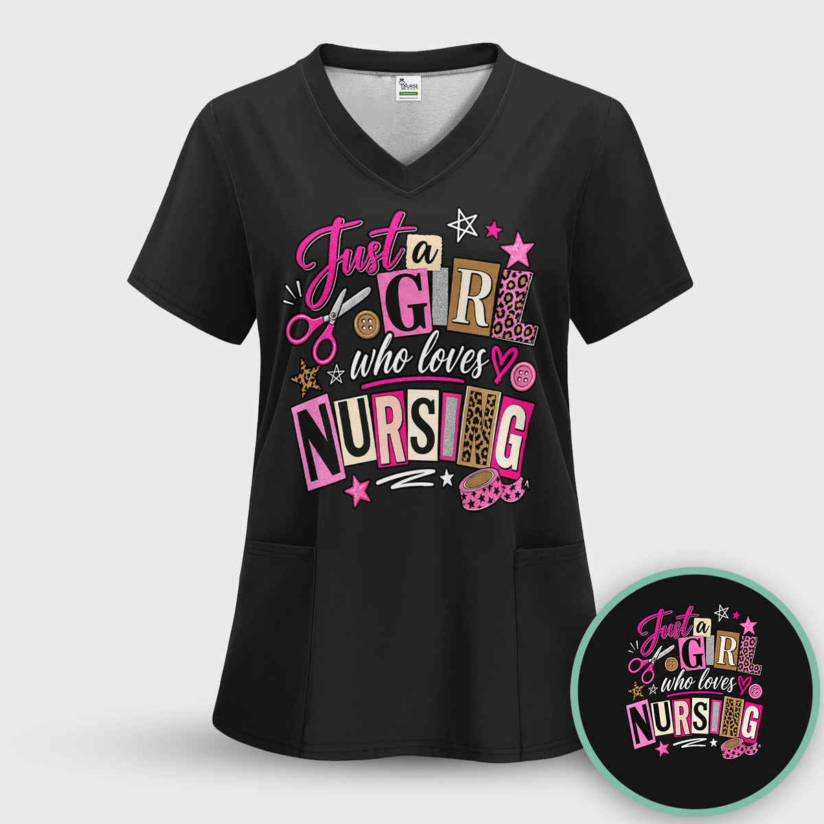 Just A Girl Who Loves Nursing T-Shirt
