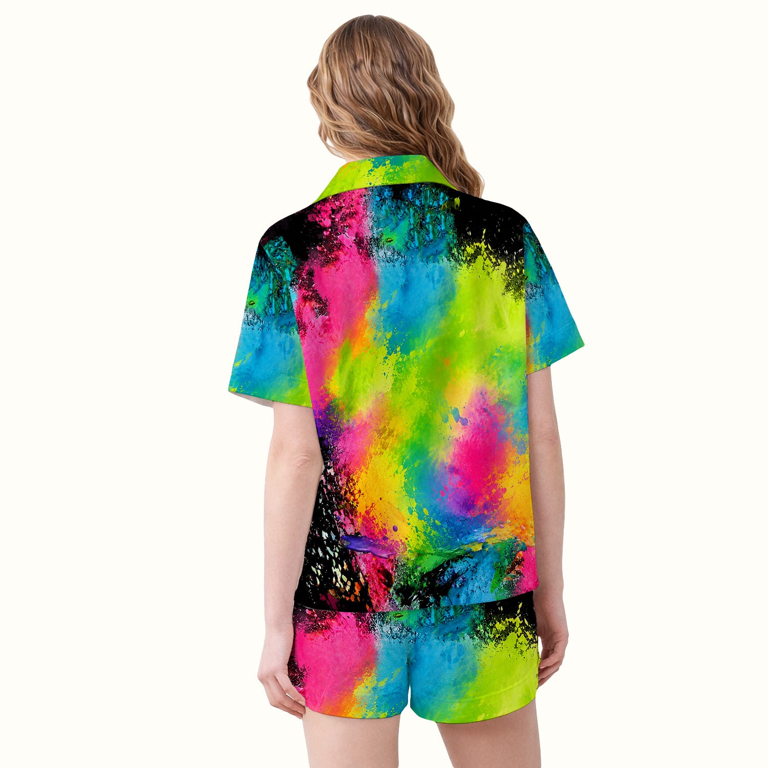 Baby Highland Cow Floral Print Pajama Set, Soft Breathable Fabric Comfortable Sleepwear