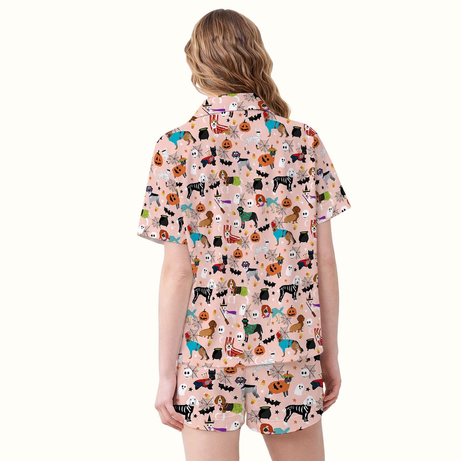 Halloween Costume Dogs Pajama Set, Soft Breathable Fabric Comfortable Sleepwear