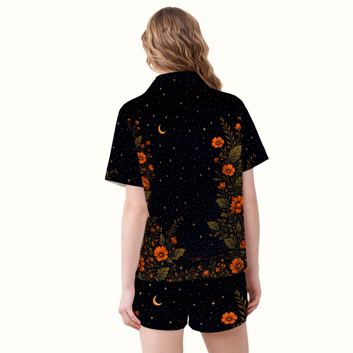Halloween Witch Frog Pumpkin Pajama Set, Soft Breathable Fabric Comfortable Sleepwear