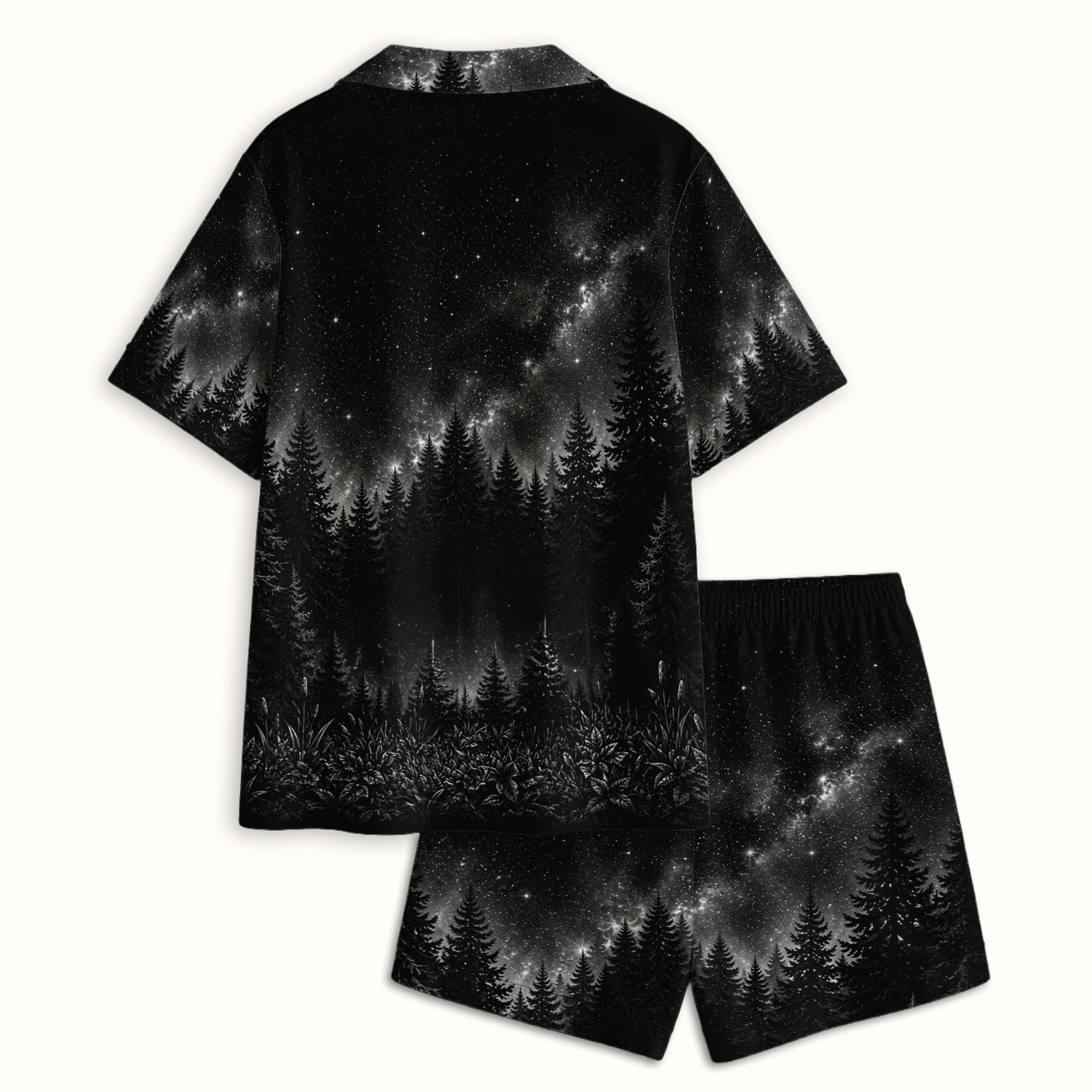 Funny Be A Jimothy Raccoon Print Pajama Set, Soft Breathable Fabric Comfortable Sleepwear